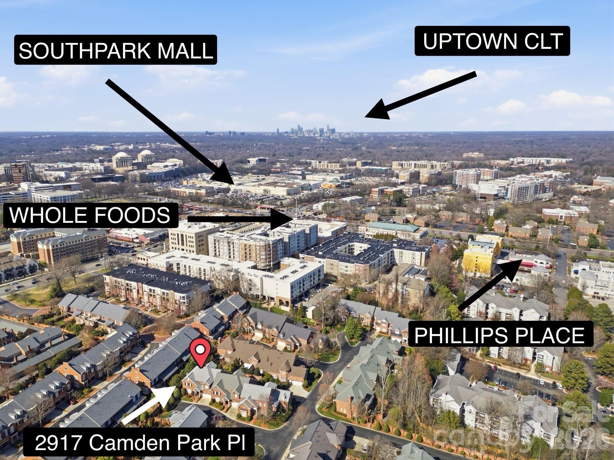 Incredible SouthPark location! Green spaces and shopping all just steps away! - 2917 Camden Park Place, Charlotte