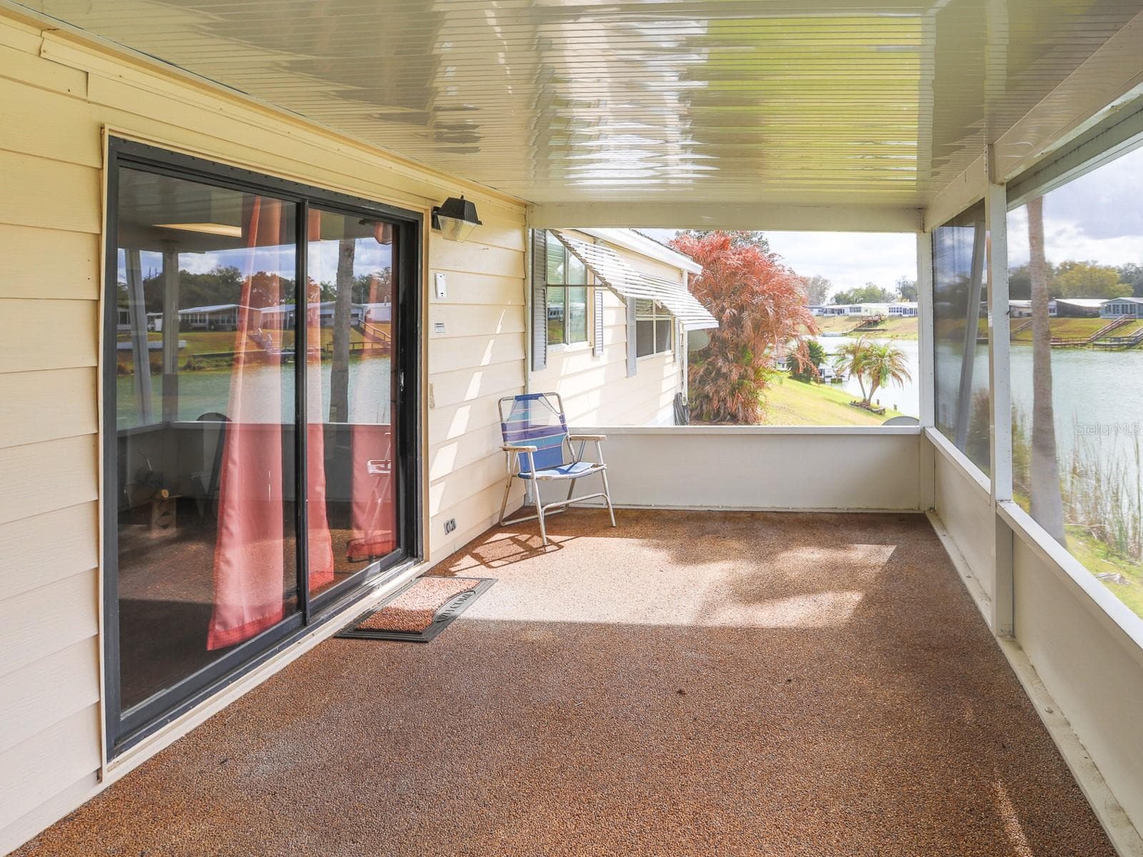 Enclosed patio. - 2055 S FLORAL AVE #238, BARTOW