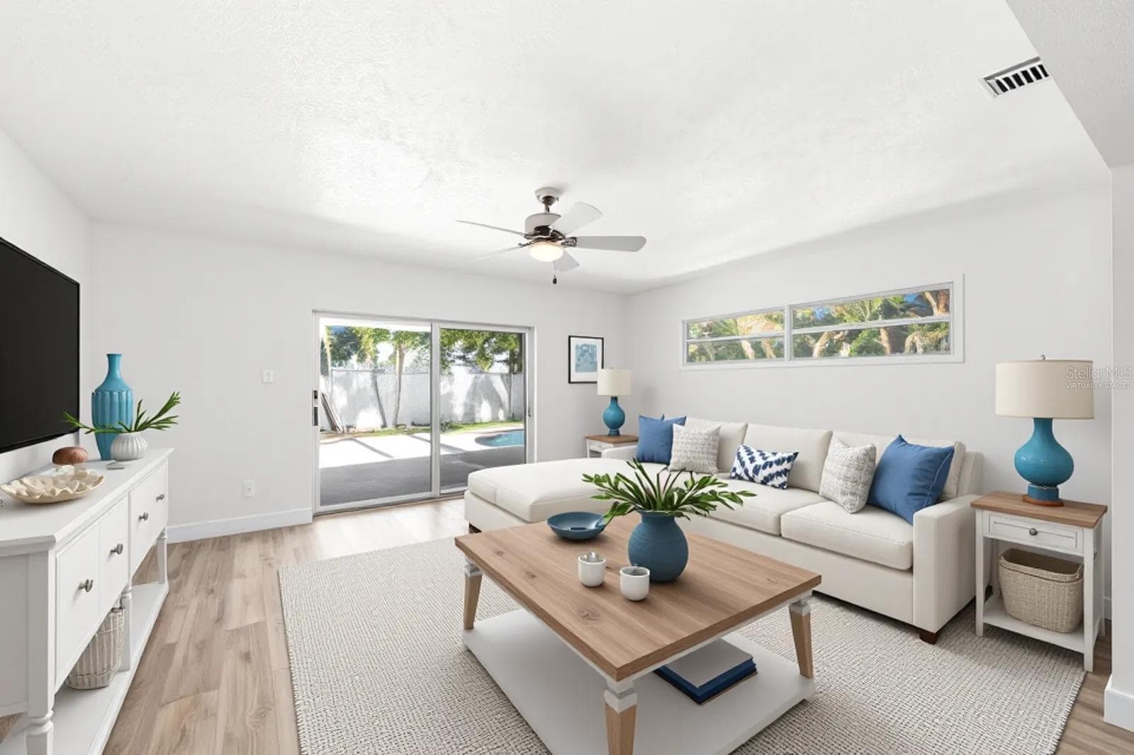 Virtually Staged Living Area - 4540 BAYSHORE BLVD NE, ST PETERSBURG