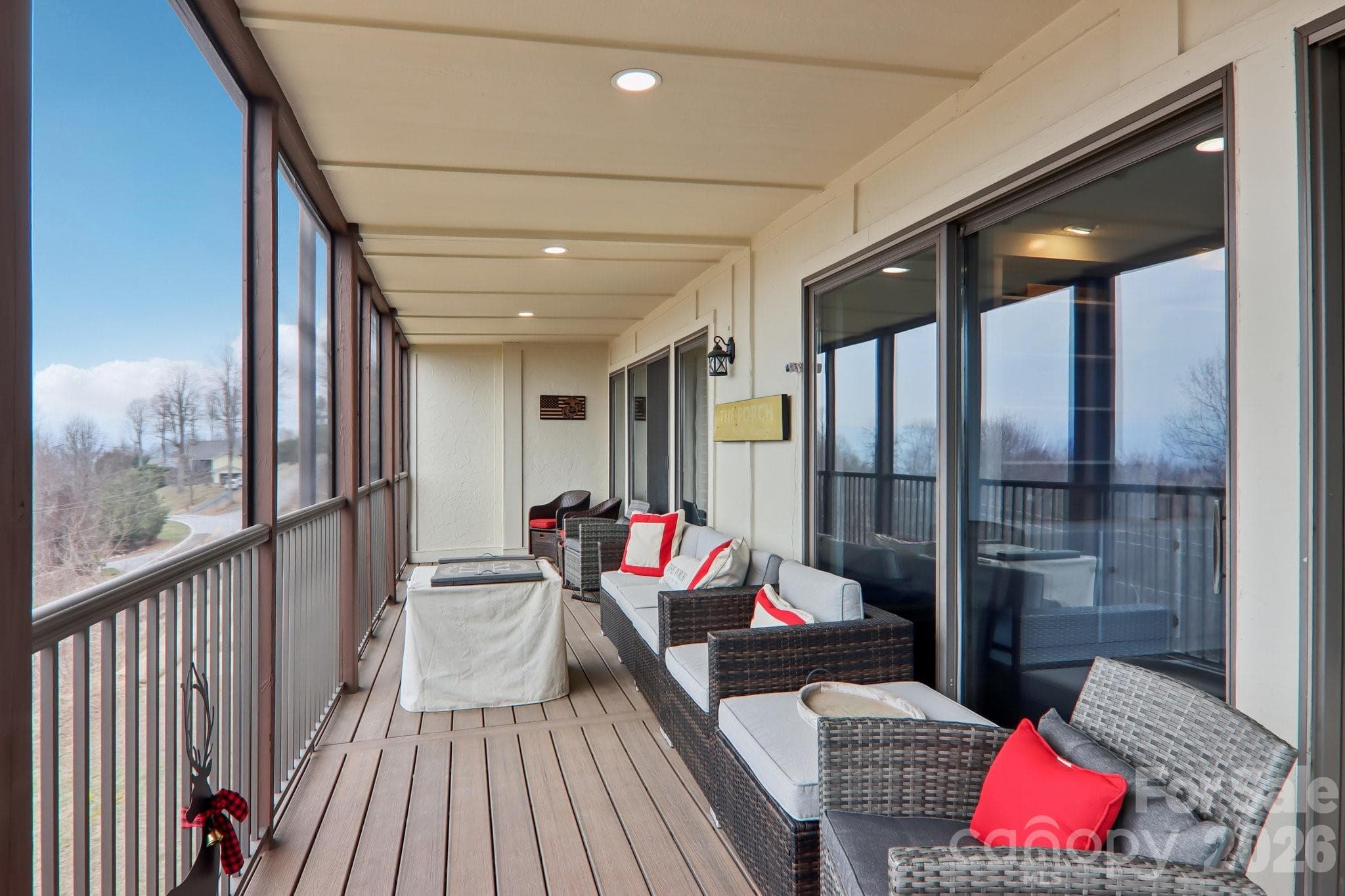 Long range views from screened in porch - Hendersonville