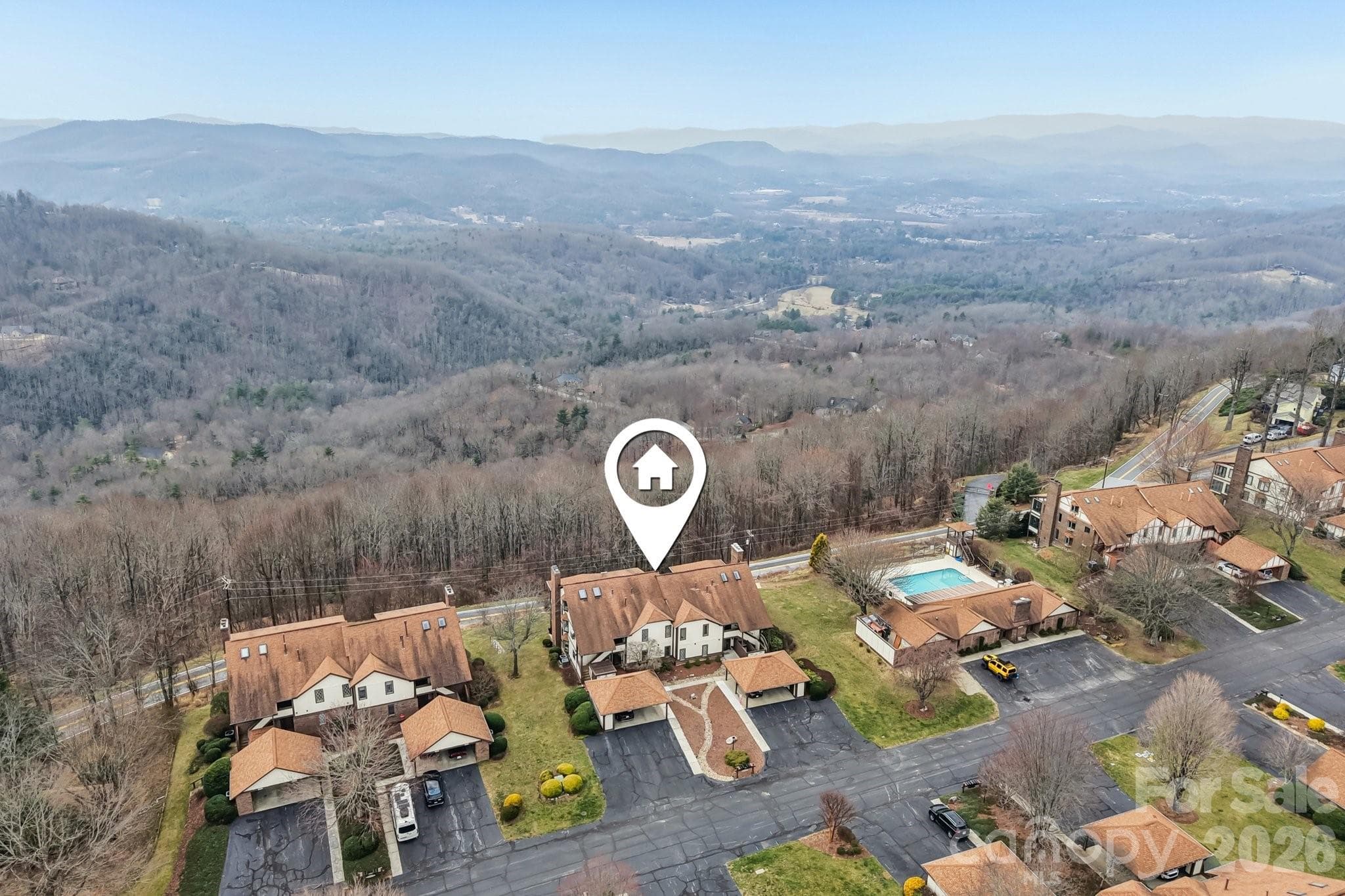 long range western view - Hendersonville