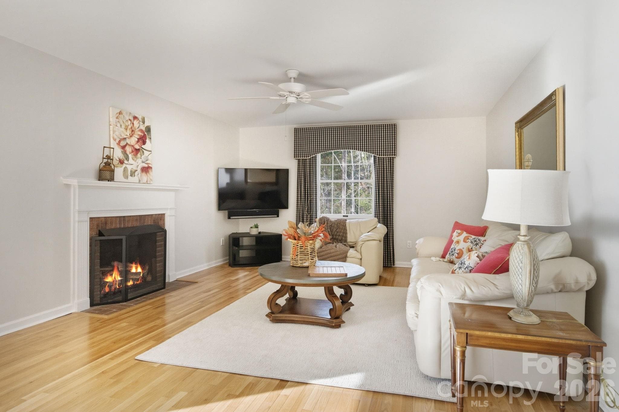 Gas Fire Place - 107 Ballantree Drive, Asheville