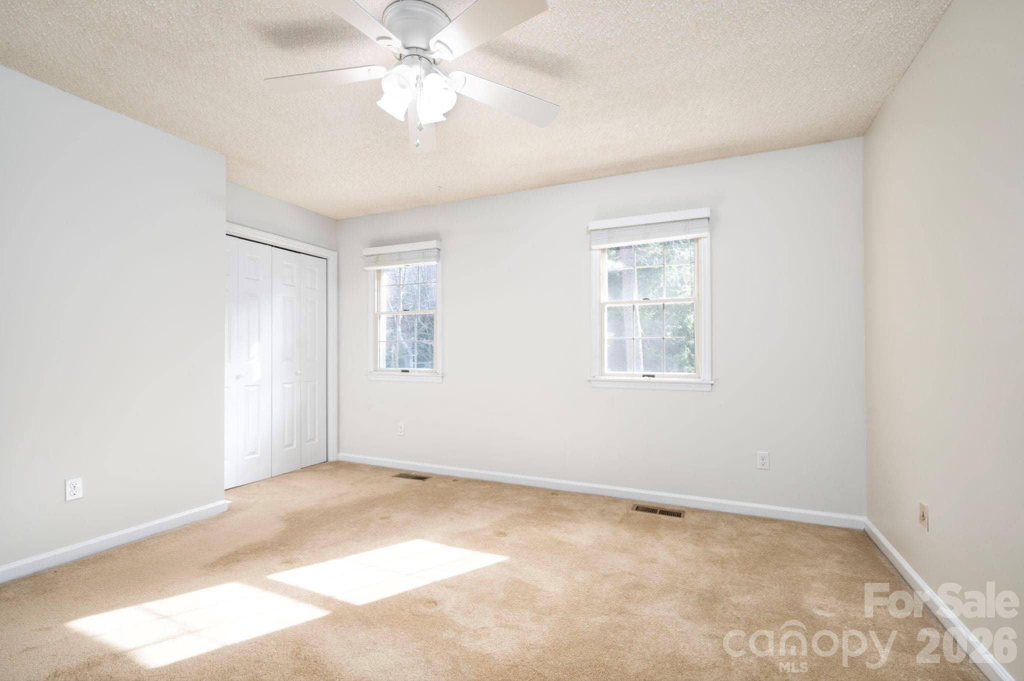 Large Carpeted Upper Level Guest Bedroom - 107 Ballantree Drive, Asheville