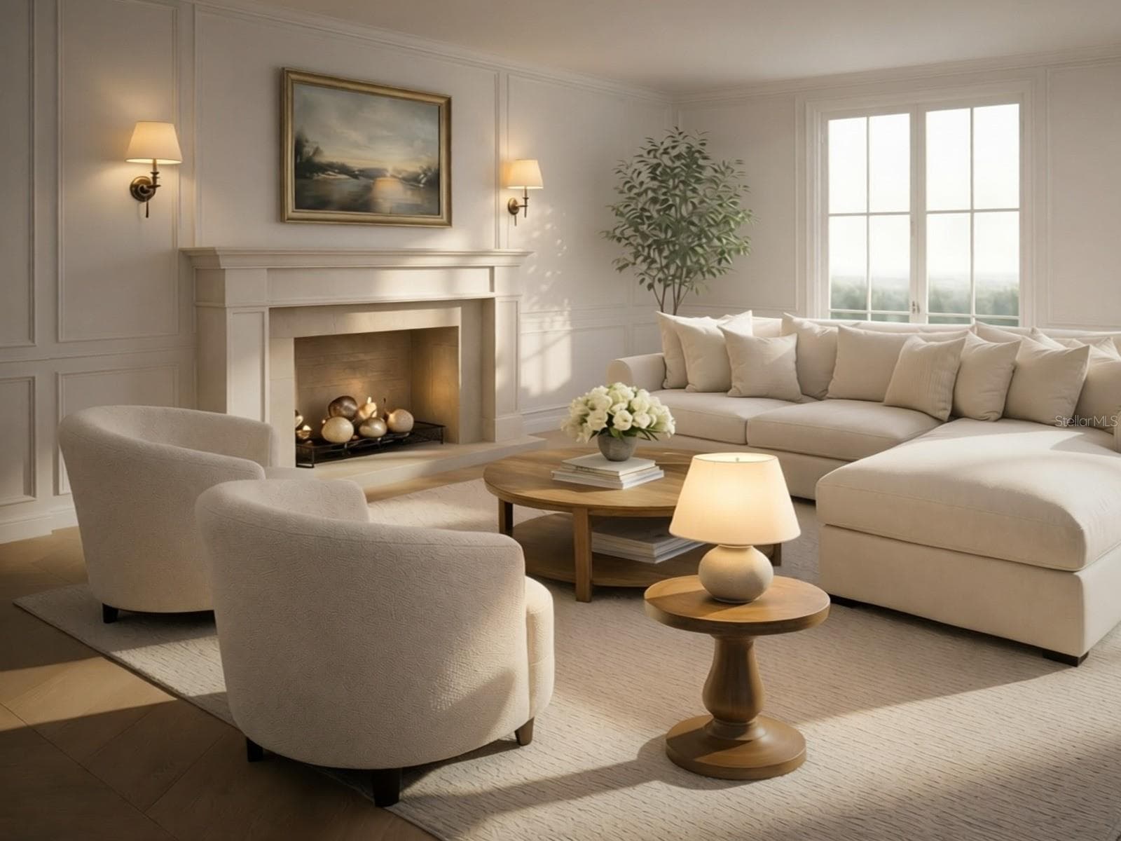 AI Rendering living room - 149 W WILBUR AVE #105, LAKE MARY