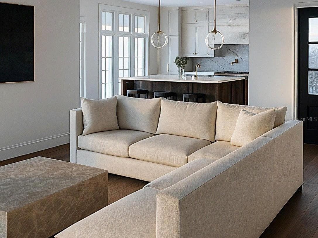 AI Rendering living room - 149 W WILBUR AVE #105, LAKE MARY