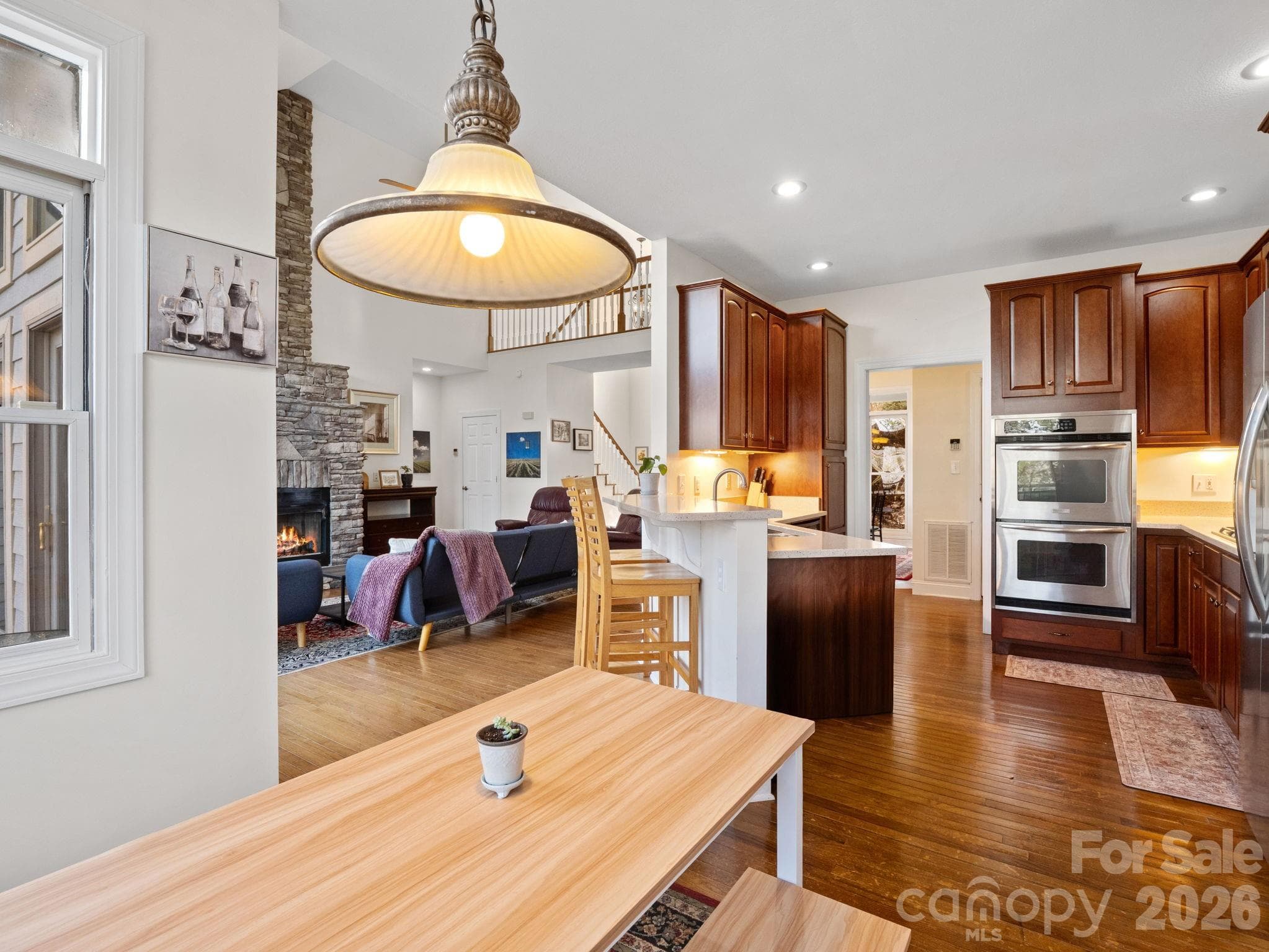Open concept living - 308 Bluebird Road, Lake Lure