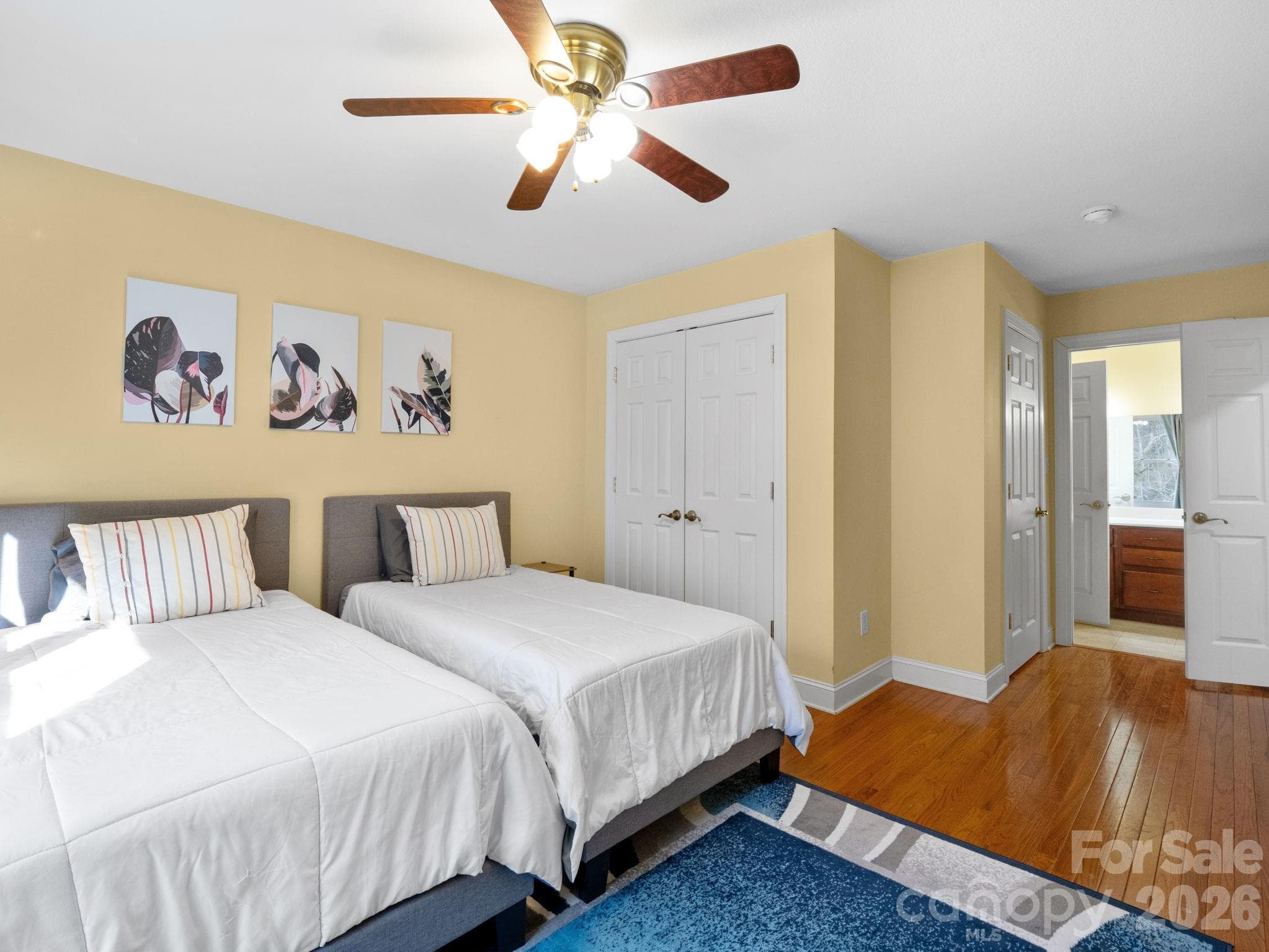 big walk in closet and connected to full bathroom - 308 Bluebird Road, Lake Lure