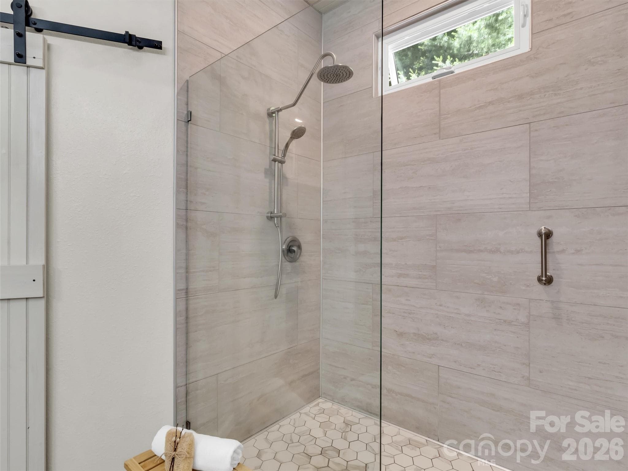 Gorgeous Step-In Shower - 28 Mountain Breeze Drive, Maggie Valley