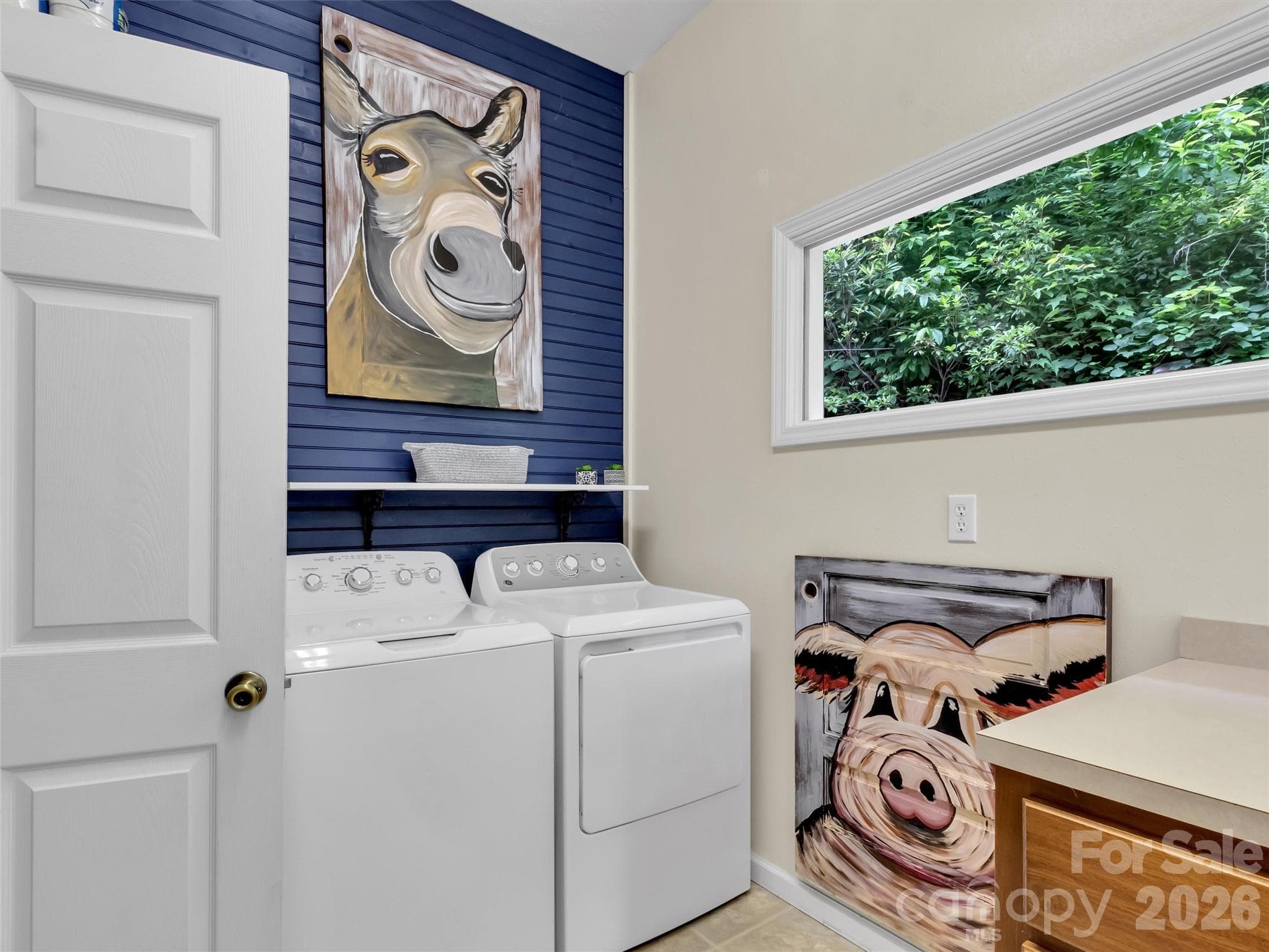 Laundry Off of Primary Suite - 28 Mountain Breeze Drive, Maggie Valley