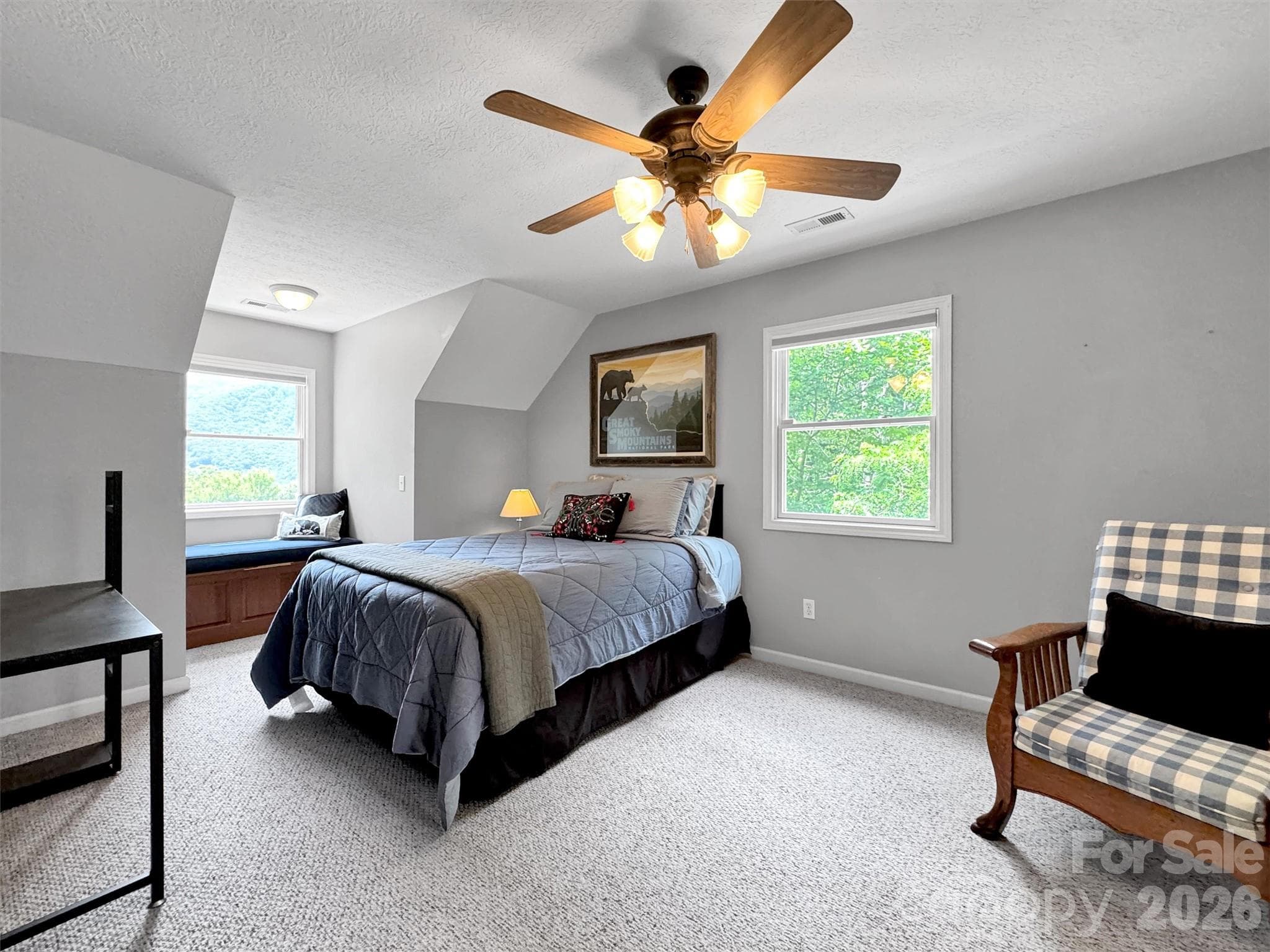 Guest Bedroom Upstairs - 28 Mountain Breeze Drive, Maggie Valley