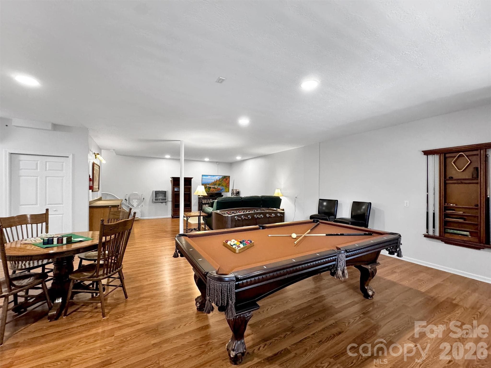 Lower Level Family Room/Game Room - 28 Mountain Breeze Drive, Maggie Valley