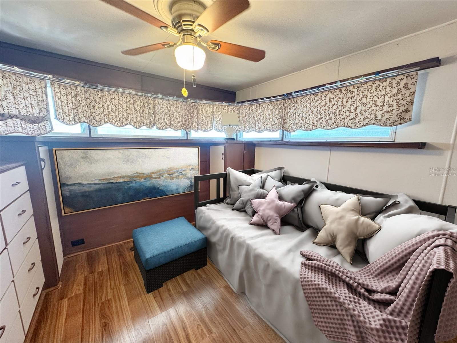 Virtually staged bedroom - 616 50TH AVENUE TER W, BRADENTON