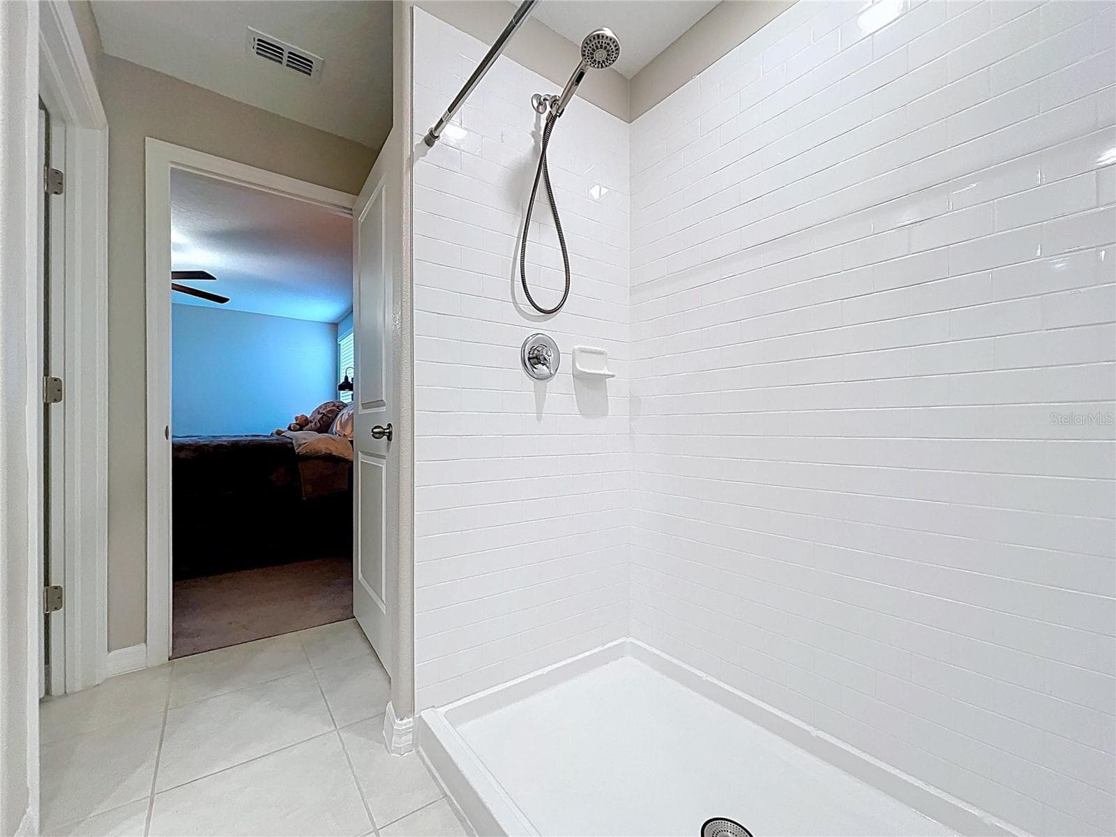 Large shower in Primary bathroom. - 3141 OYSTER COVE ST, WIMAUMA