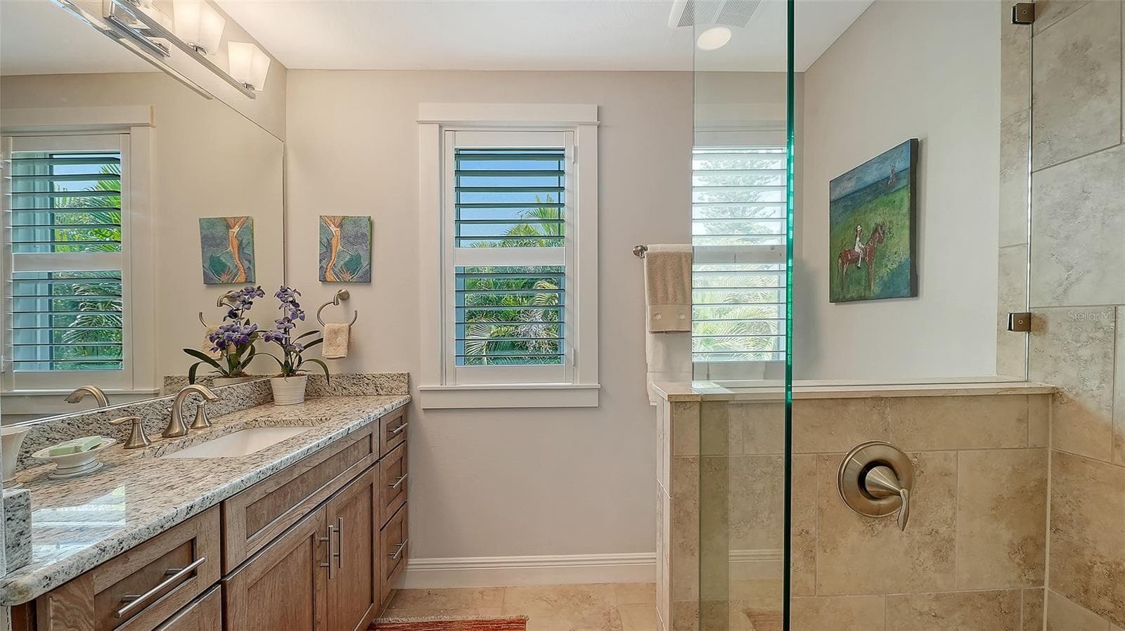 The third bathroom is situated in the hall between the third and fourth bedrooms - 1794 CUNLIFF LN, SARASOTA