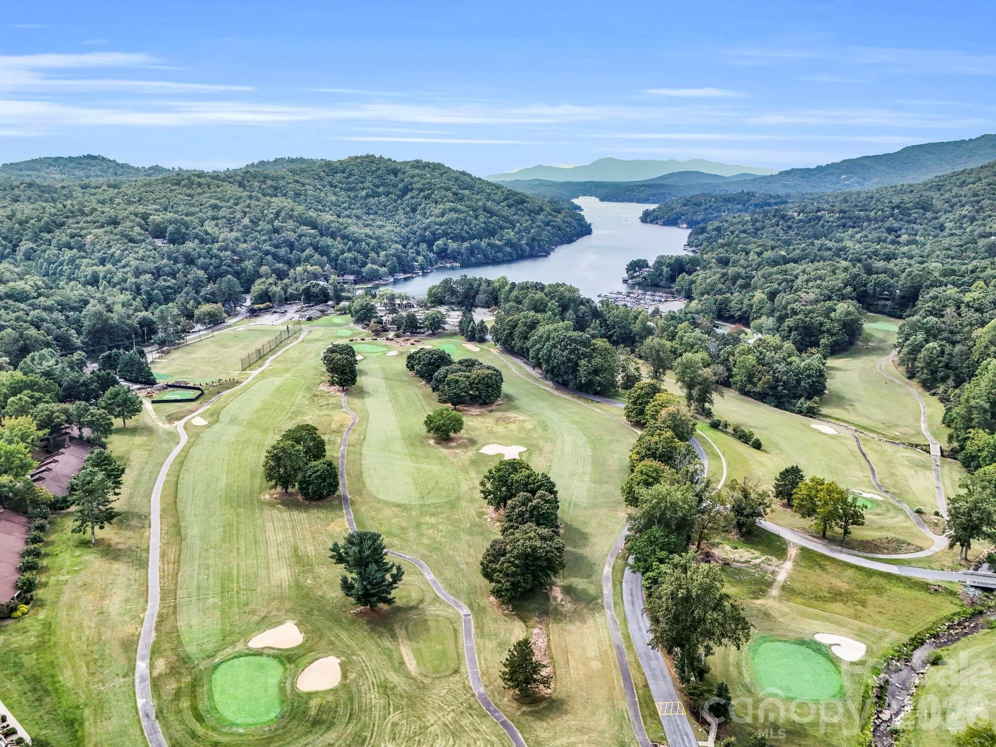 Rumbling Bald Amenities (community photos taken pre-Helene): Championship Golf courses (one of two) - 308 Bluebird Road, Lake Lure
