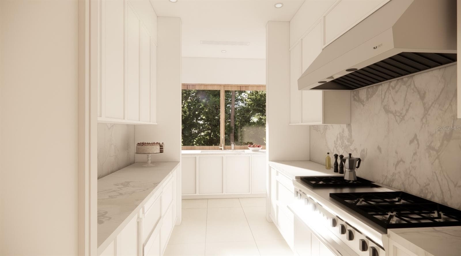 Main House - Chef's Kitchen Rendering - 5965 GULF OF MEXICO DR, LONGBOAT KEY