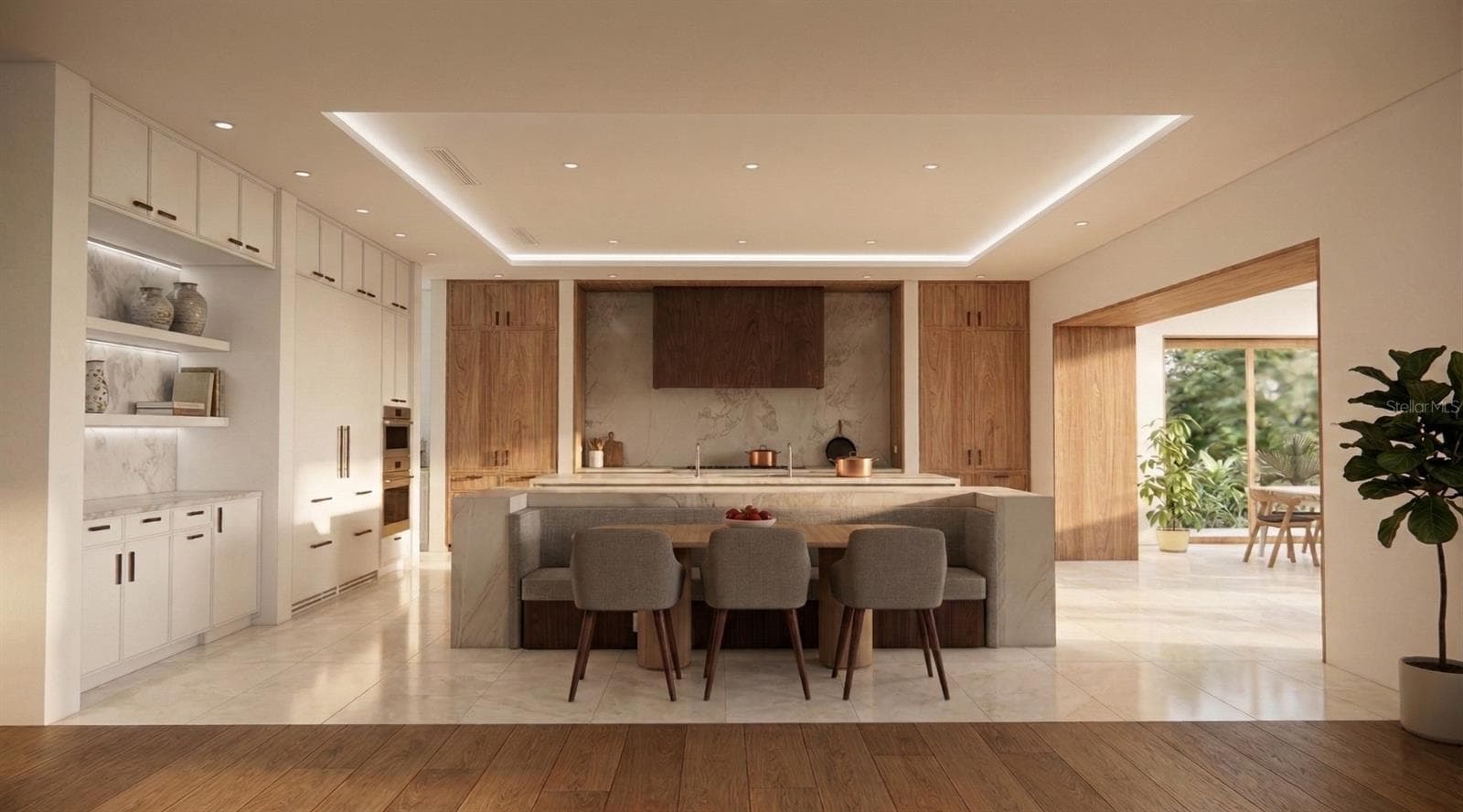 Main House - Main Kitchen Rendering - 5965 GULF OF MEXICO DR, LONGBOAT KEY