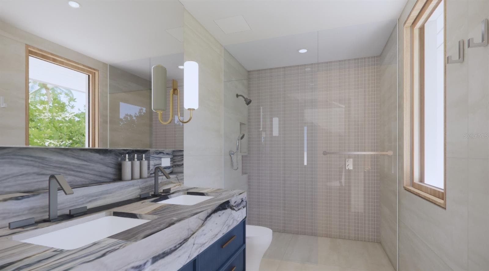 Main House - Guest Bath 6 Rendering - 5965 GULF OF MEXICO DR, LONGBOAT KEY