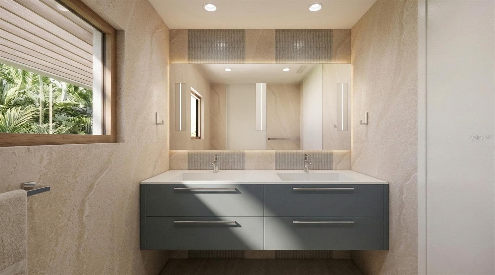 Guest House - Bathroom Rendering - 5965 GULF OF MEXICO DR, LONGBOAT KEY