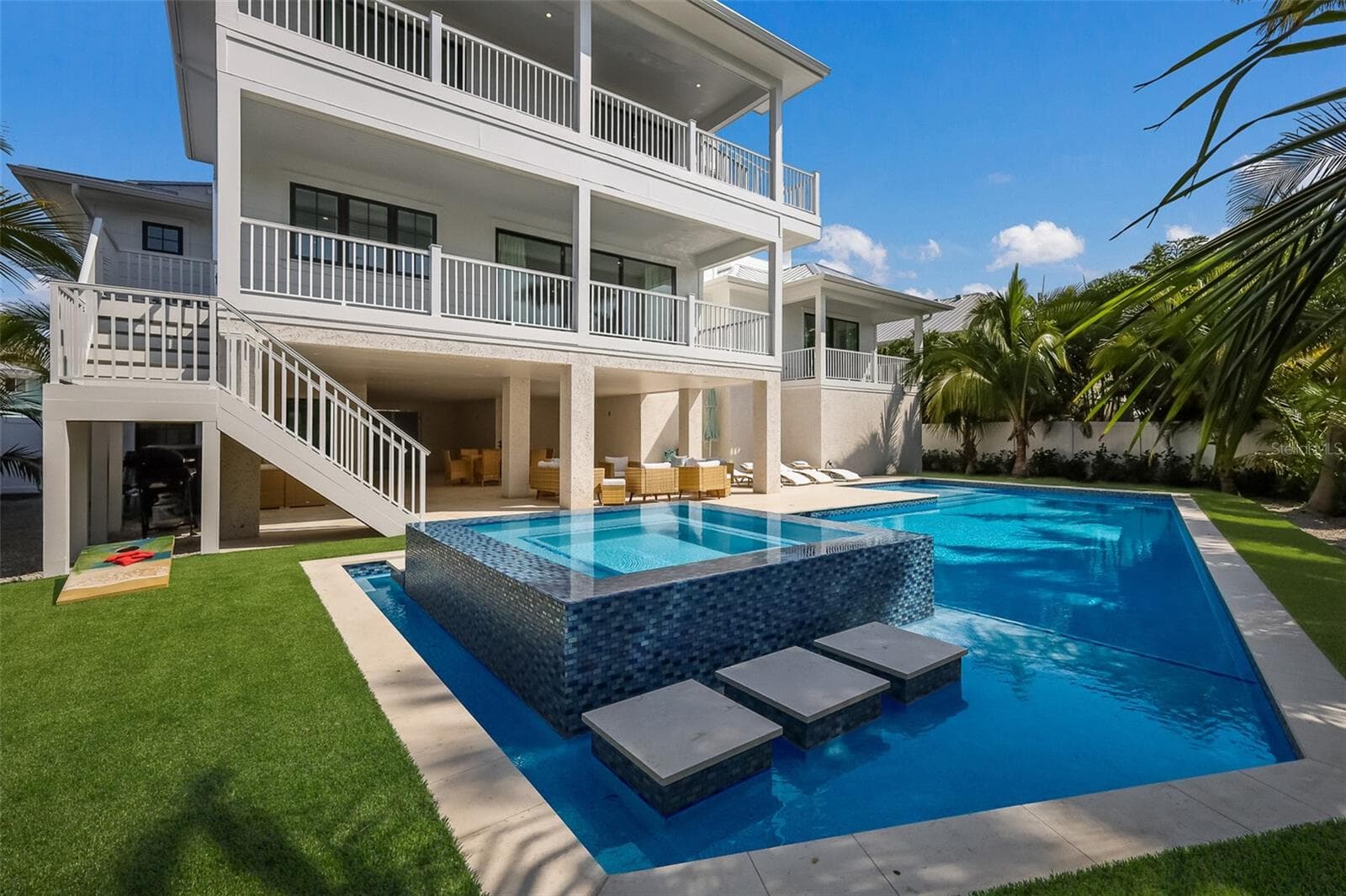 227 S Harbor Drive Holmes Beach FL 34217 MLS #A4684262Heated pool and spa - 227 S HARBOR DR, HOLMES BEACH