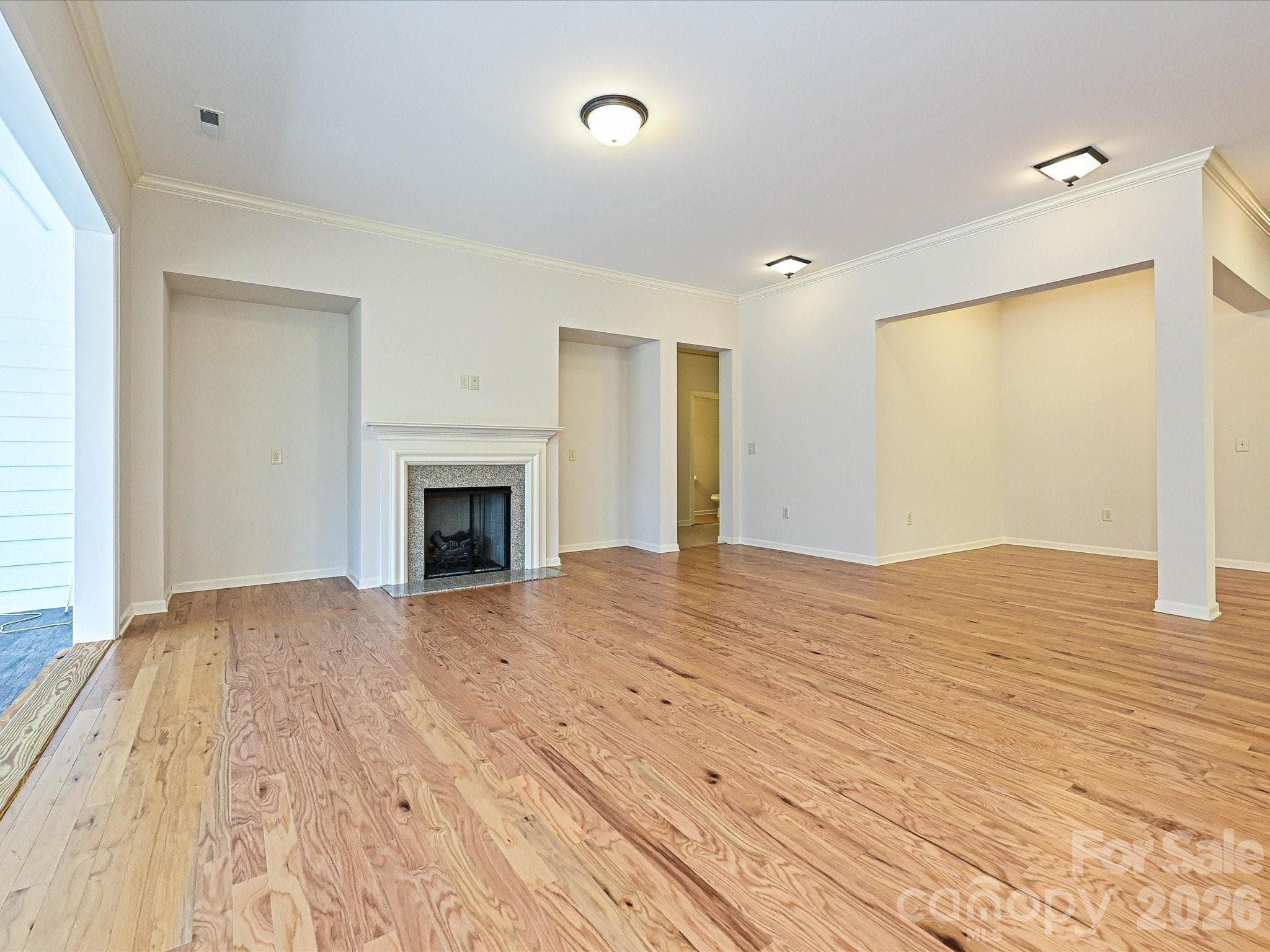 Greatroom w gas fireplace - 2004 Rockbrook Lane, Belmont