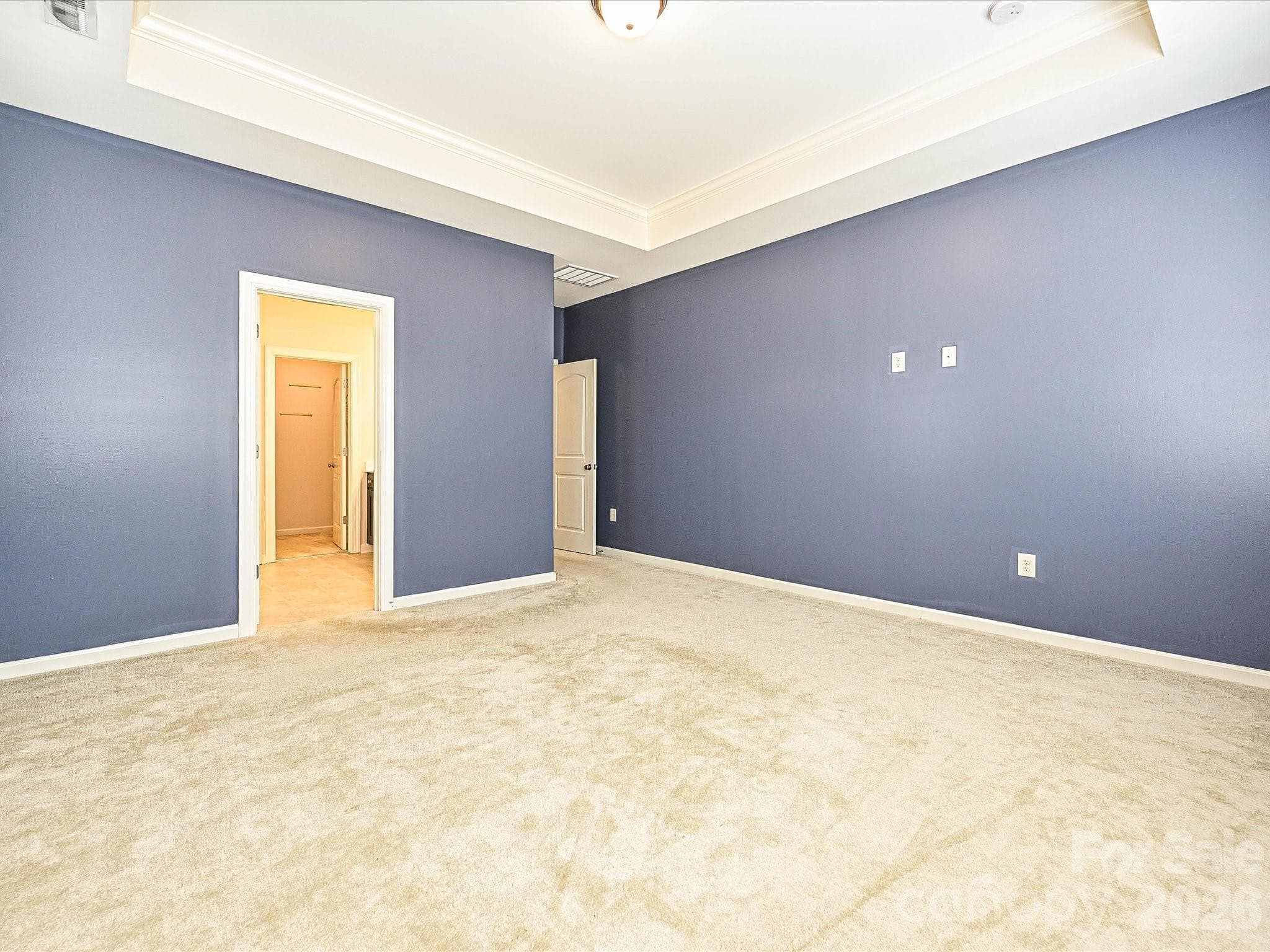 Primary bedroom ~ direct access to primary Bathroom - 2004 Rockbrook Lane, Belmont