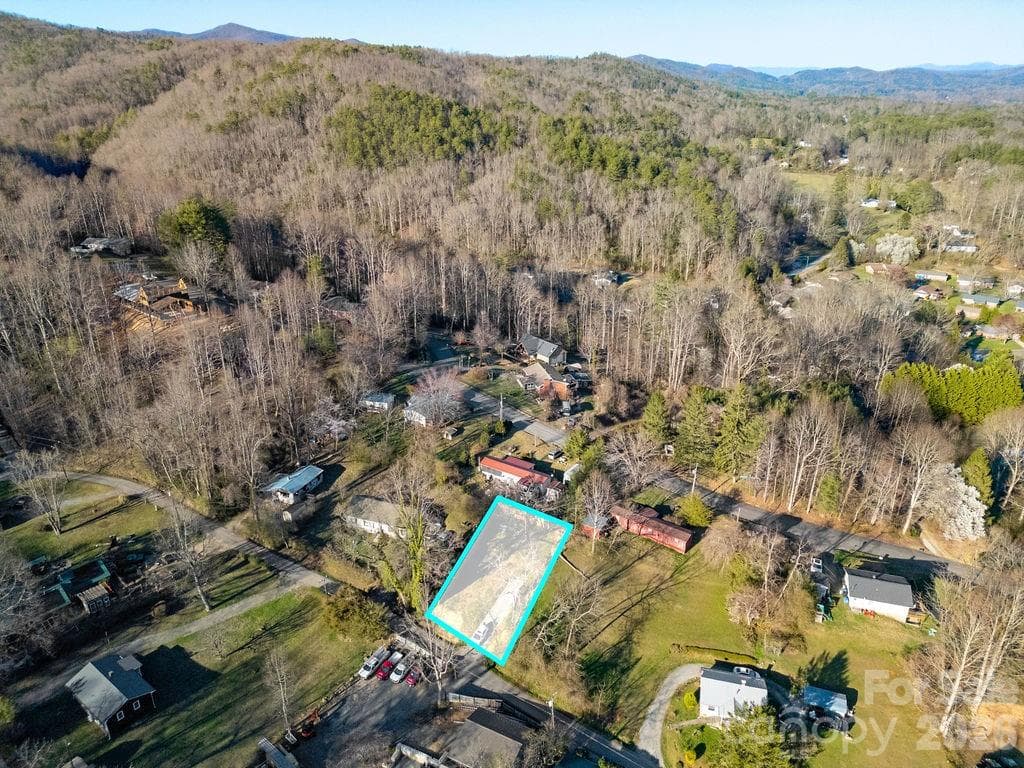 Drone Aerial w/Approx. Boundary Line - 000 Reservoir Road, Brevard