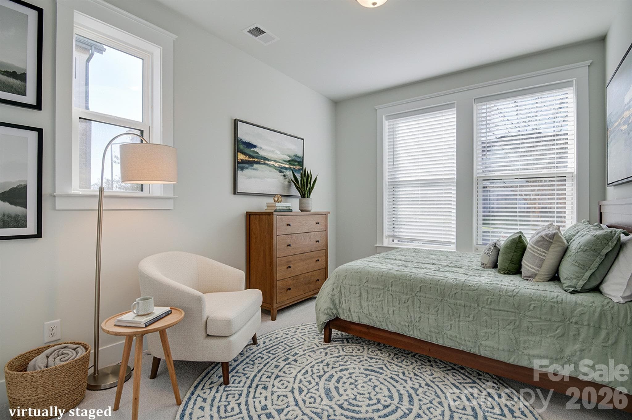 Virtually Staged BR - 5939 Ardrey Kell Road, Charlotte