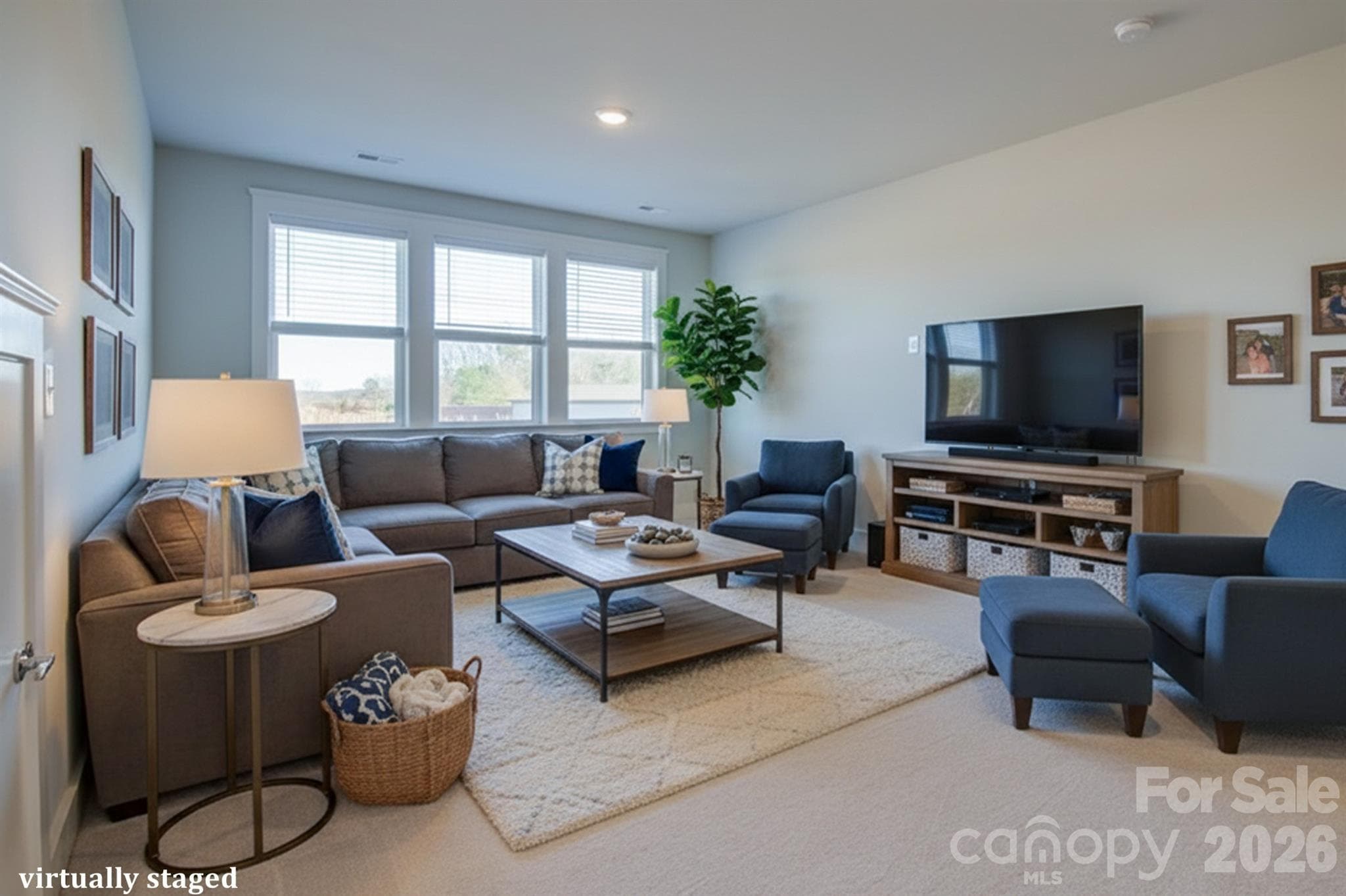 Virtually Staged 3rd floor den/BR #3 - 5939 Ardrey Kell Road, Charlotte