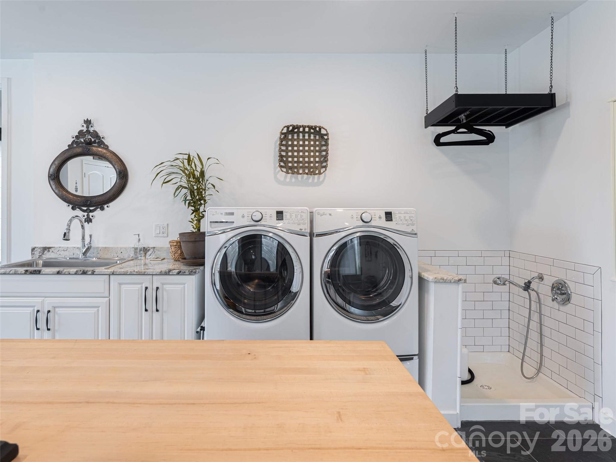 Dog Washing station in Mud Room - 508 Avery Creek Road, Arden