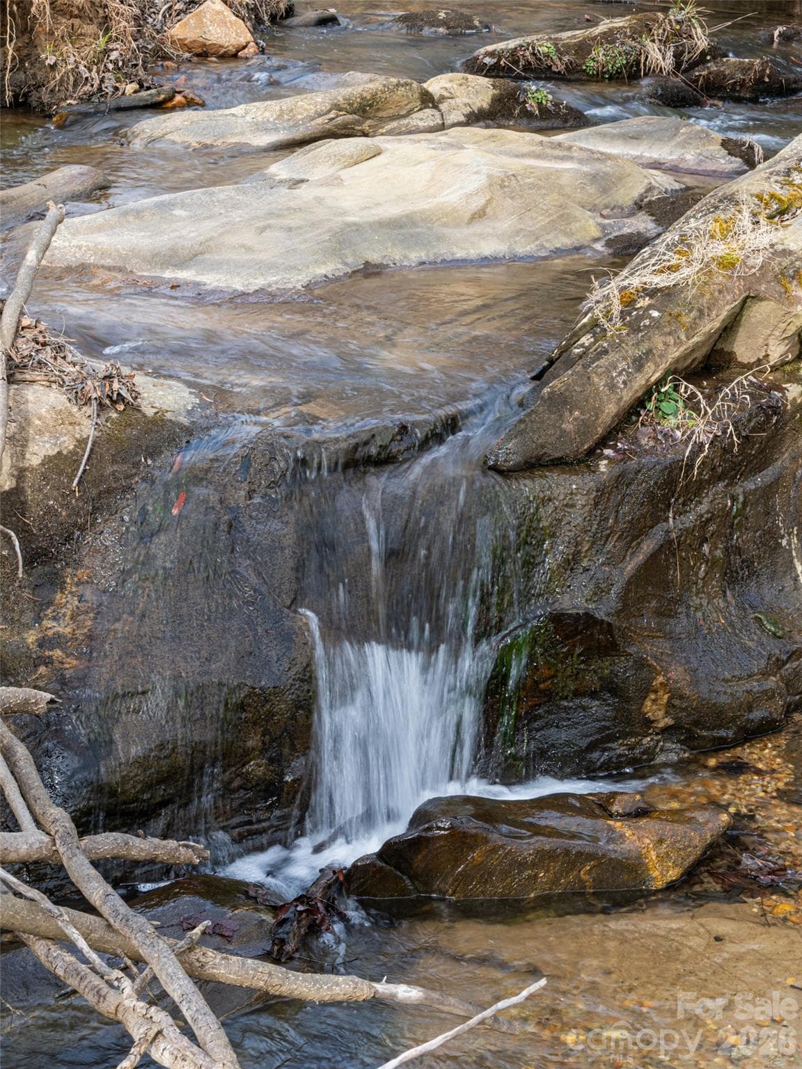 Waterfall on the property - 508 Avery Creek Road, Arden