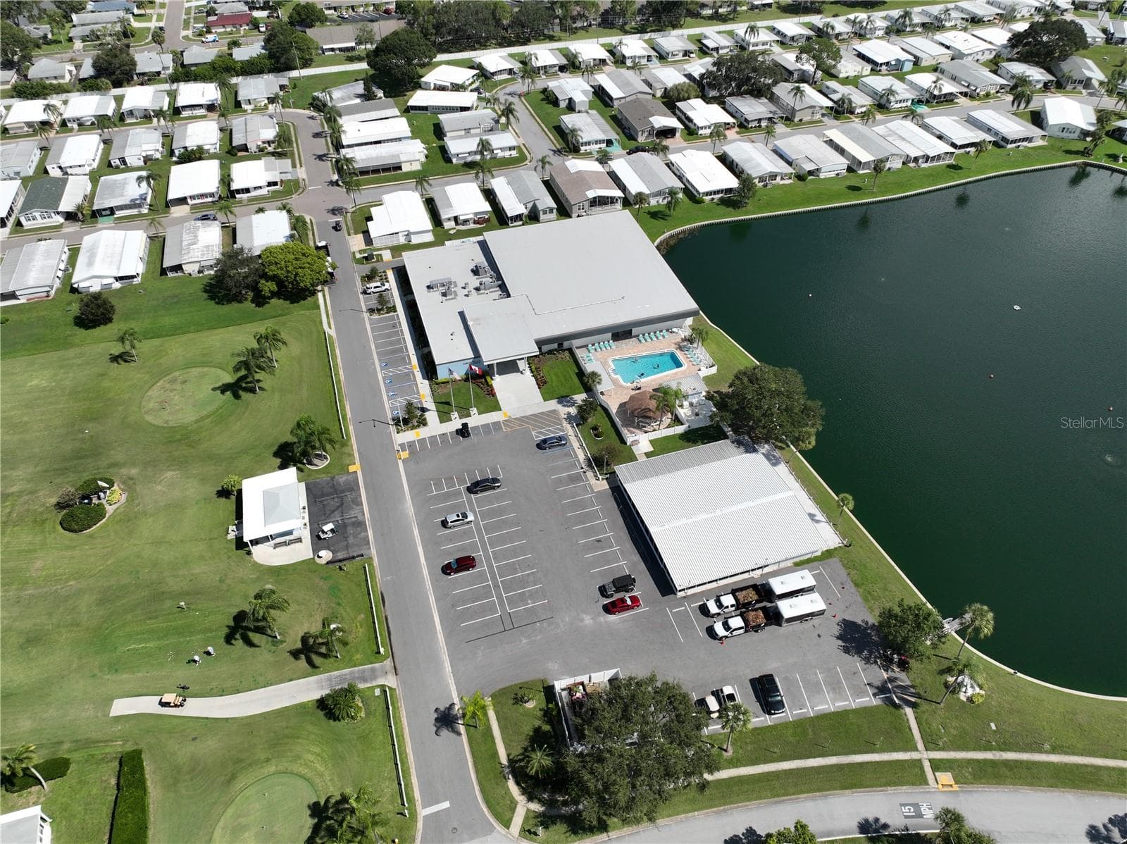 Drone view of Community - 1100 BELCHER RD S #197, LARGO