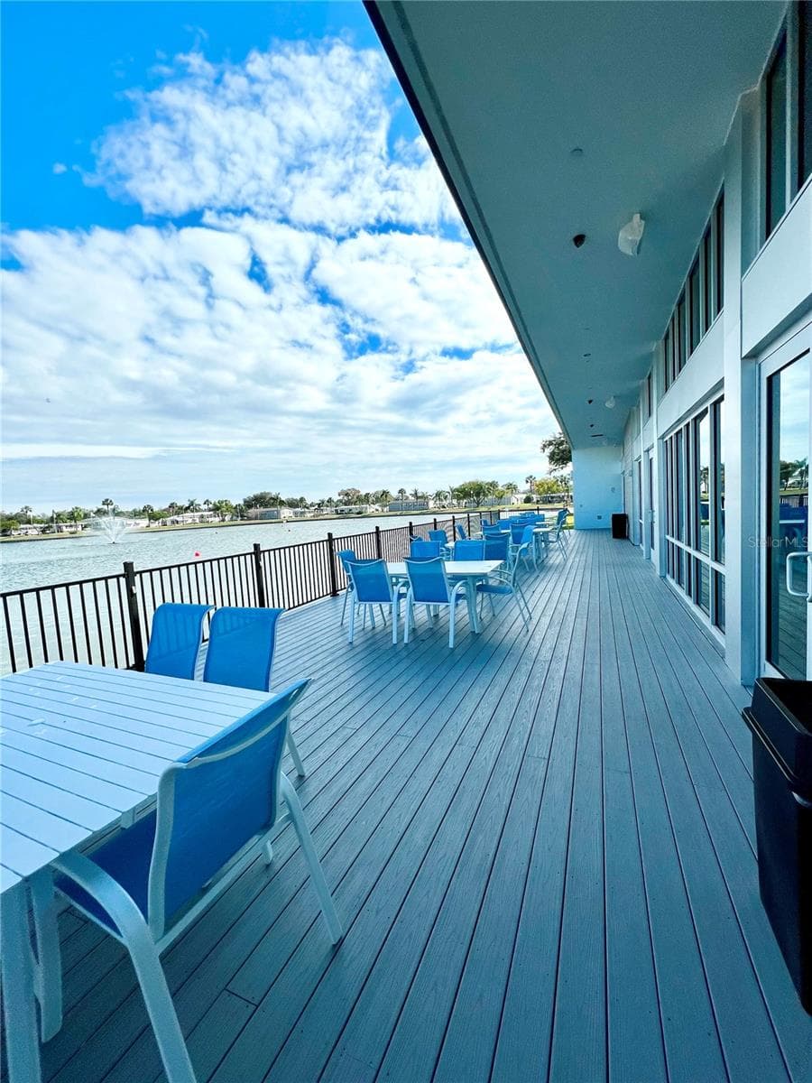 Back patio of clubhouse - 1100 BELCHER RD S #197, LARGO