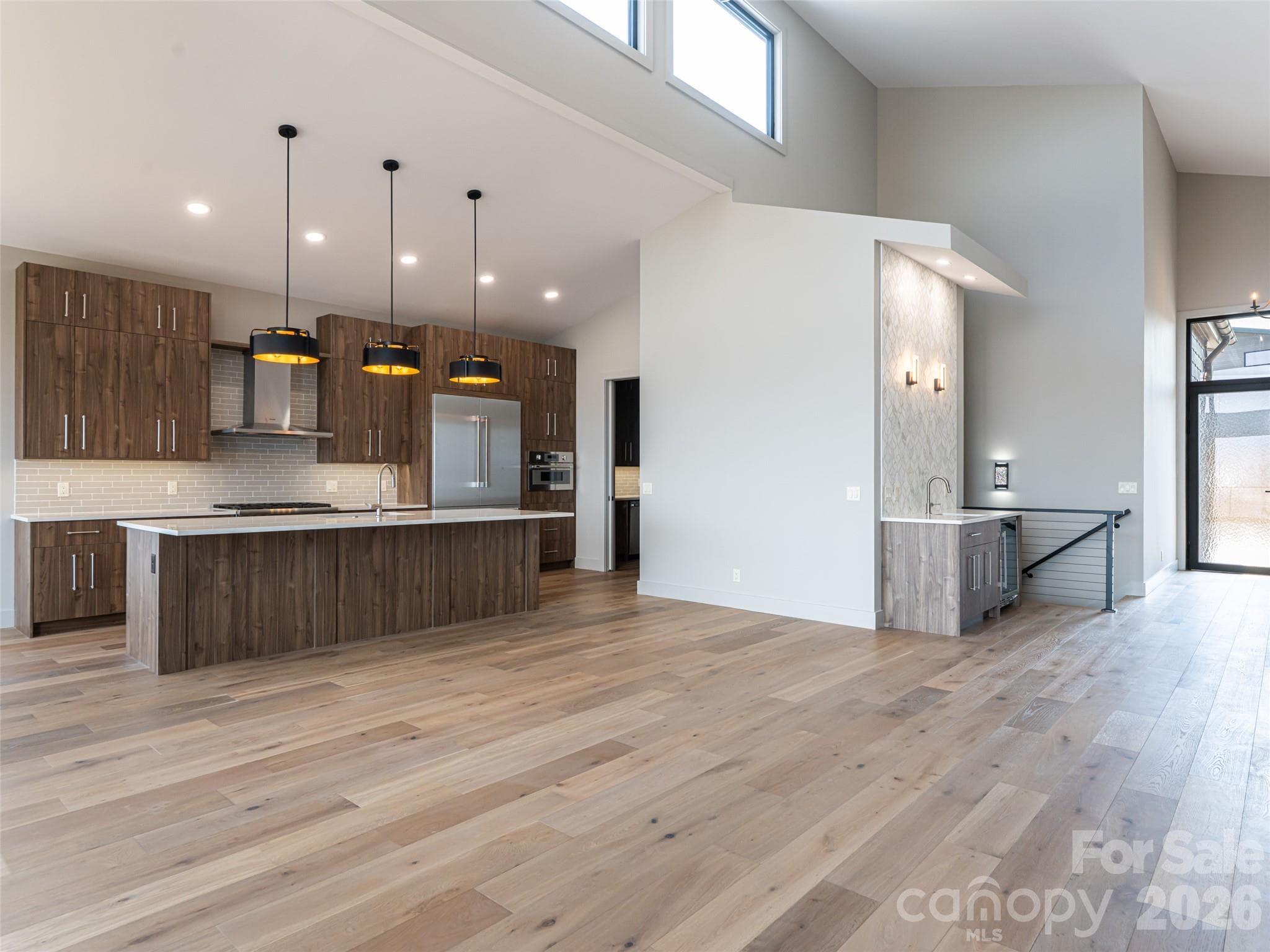 Family Room + Kitchen + Wet Bar - 247 Coachman Drive, Hendersonville