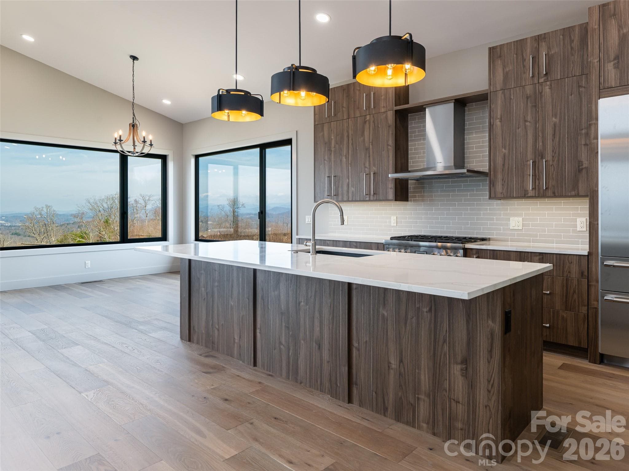 Kitchen / Kitchen Island / Dining Room - 247 Coachman Drive, Hendersonville