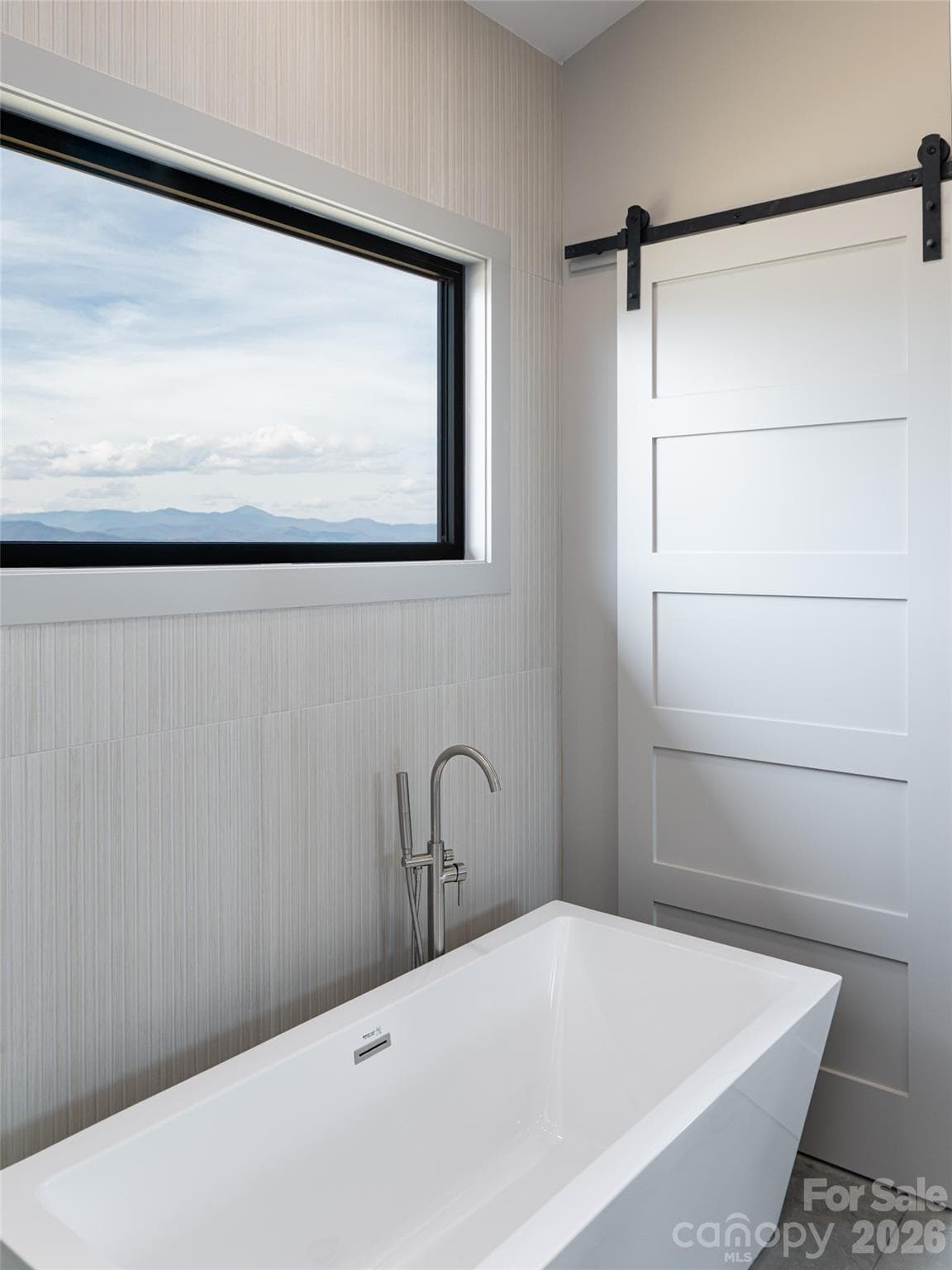 Primary Bathroom - Soaker Tub with great Mountain Views - 247 Coachman Drive, Hendersonville