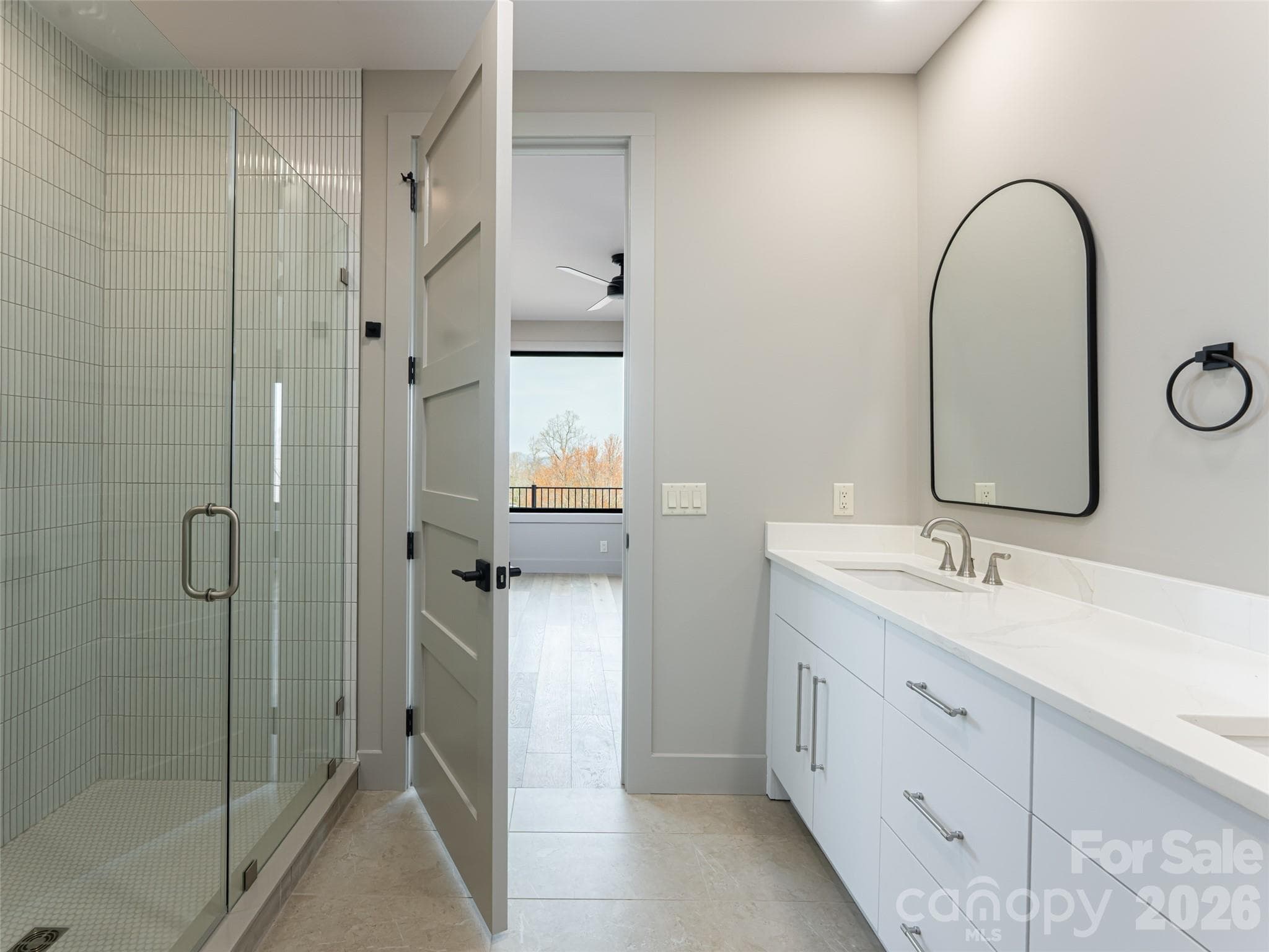 Full Bath in Basement - 247 Coachman Drive, Hendersonville