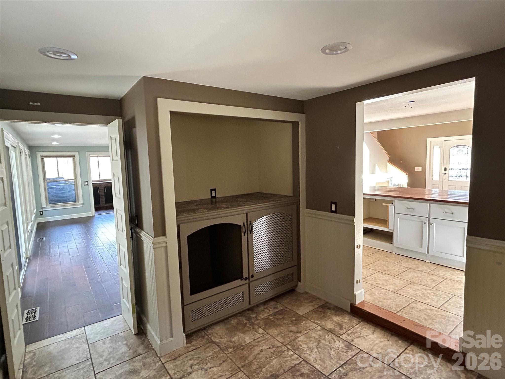 Foyer into sunroom - 330 Potts Drive, Waynesville