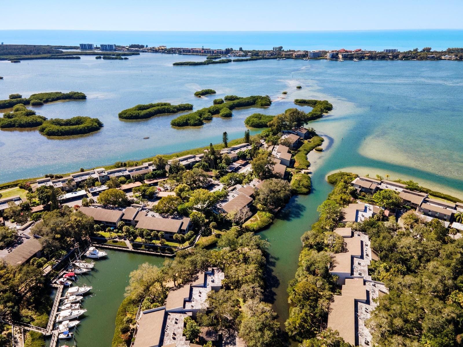 Overview of Pelican Cove harbor - 1633 BOATHOUSE CIR #232, SARASOTA