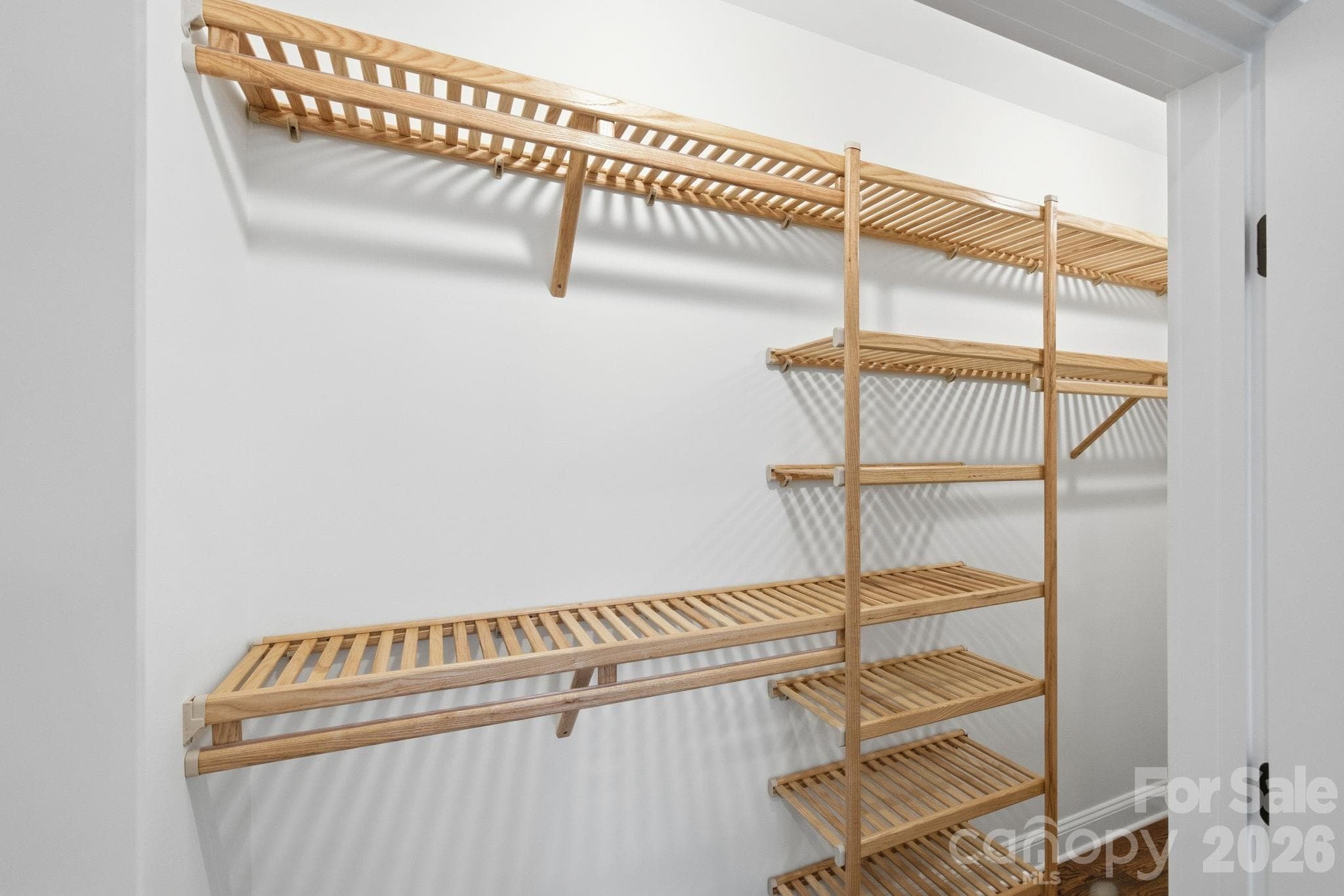Ventilated Wood Shelving - 22 Deep Woods Road, Weaverville