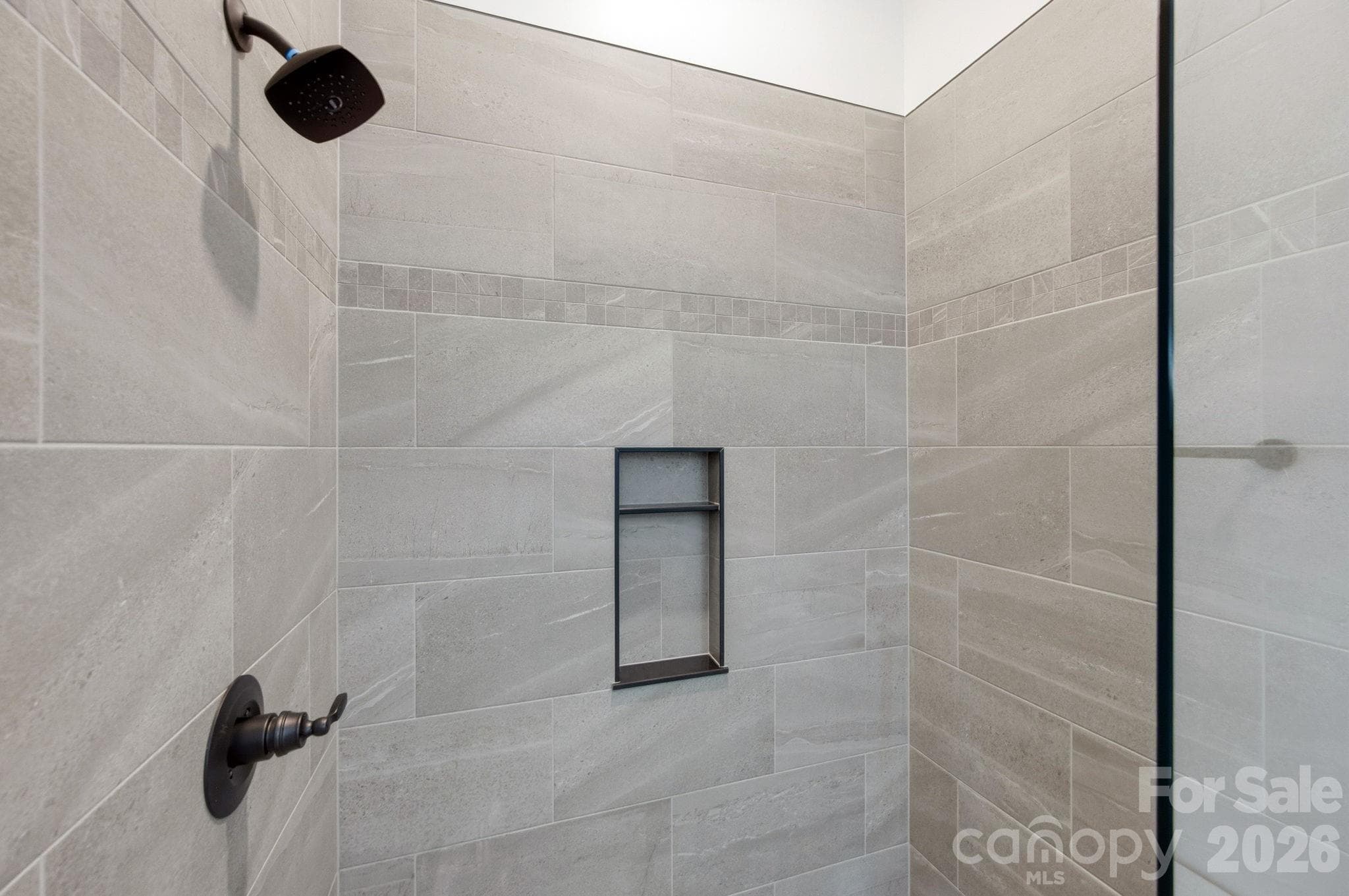 Tiled Shower Surround - 22 Deep Woods Road, Weaverville