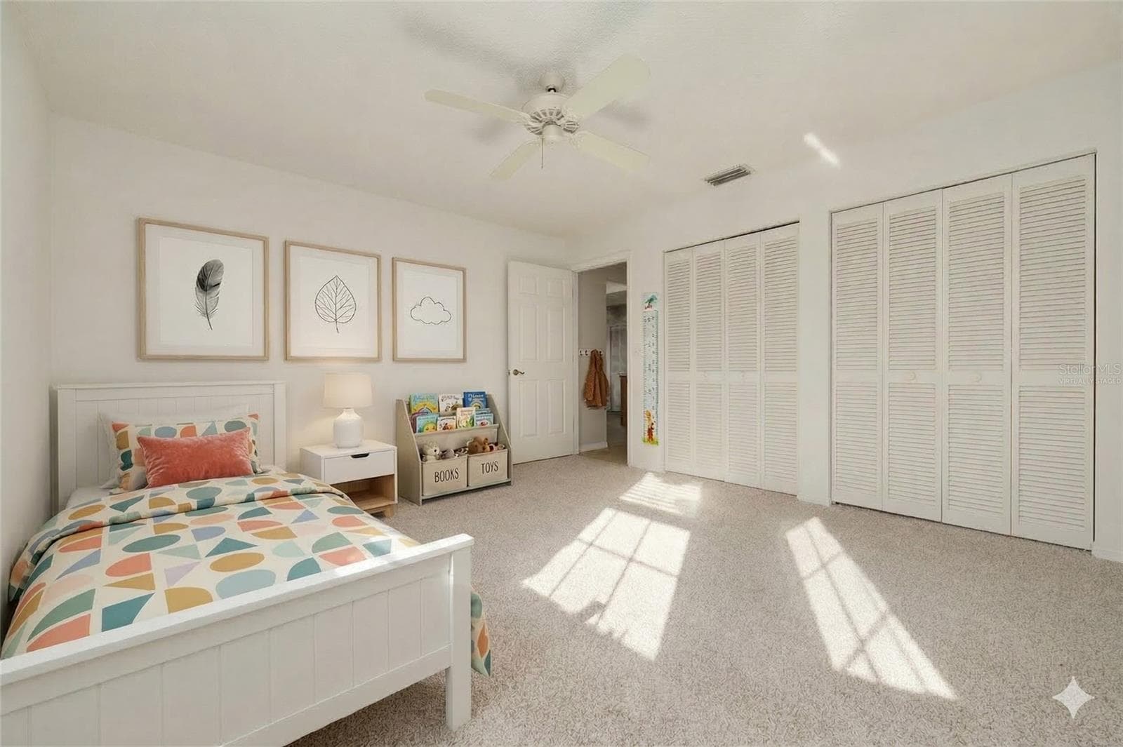Virtually Staged Bedroom 3 - 470 HICKORYNUT AVE, OLDSMAR