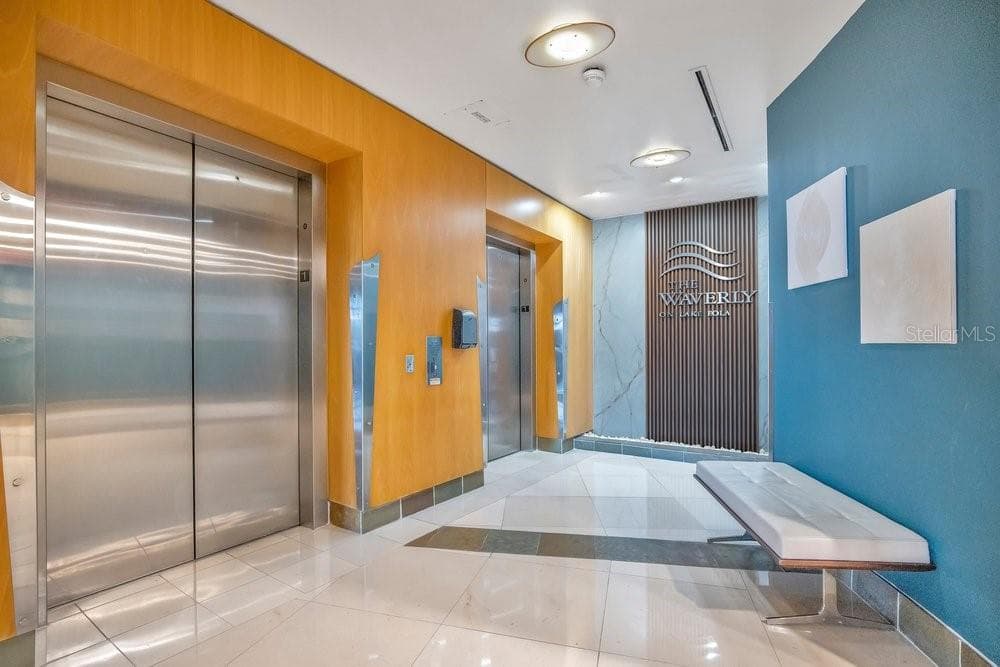 Resident Elevator Lobby - 322 E CENTRAL BLVD #1005, ORLANDO