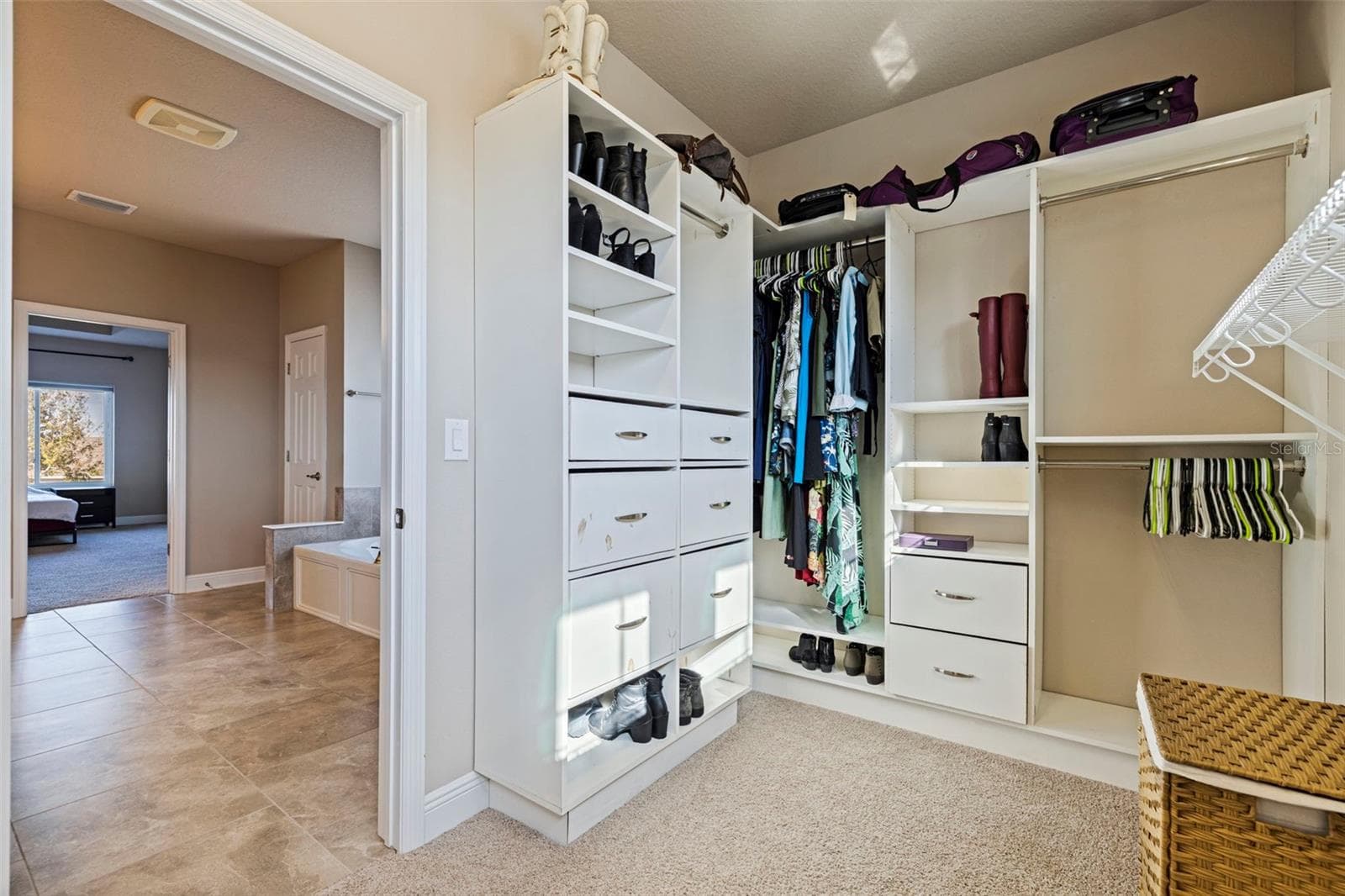 Primary Bathroom Walk in closet - 6313 HAVENSPORT DR, APOLLO BEACH
