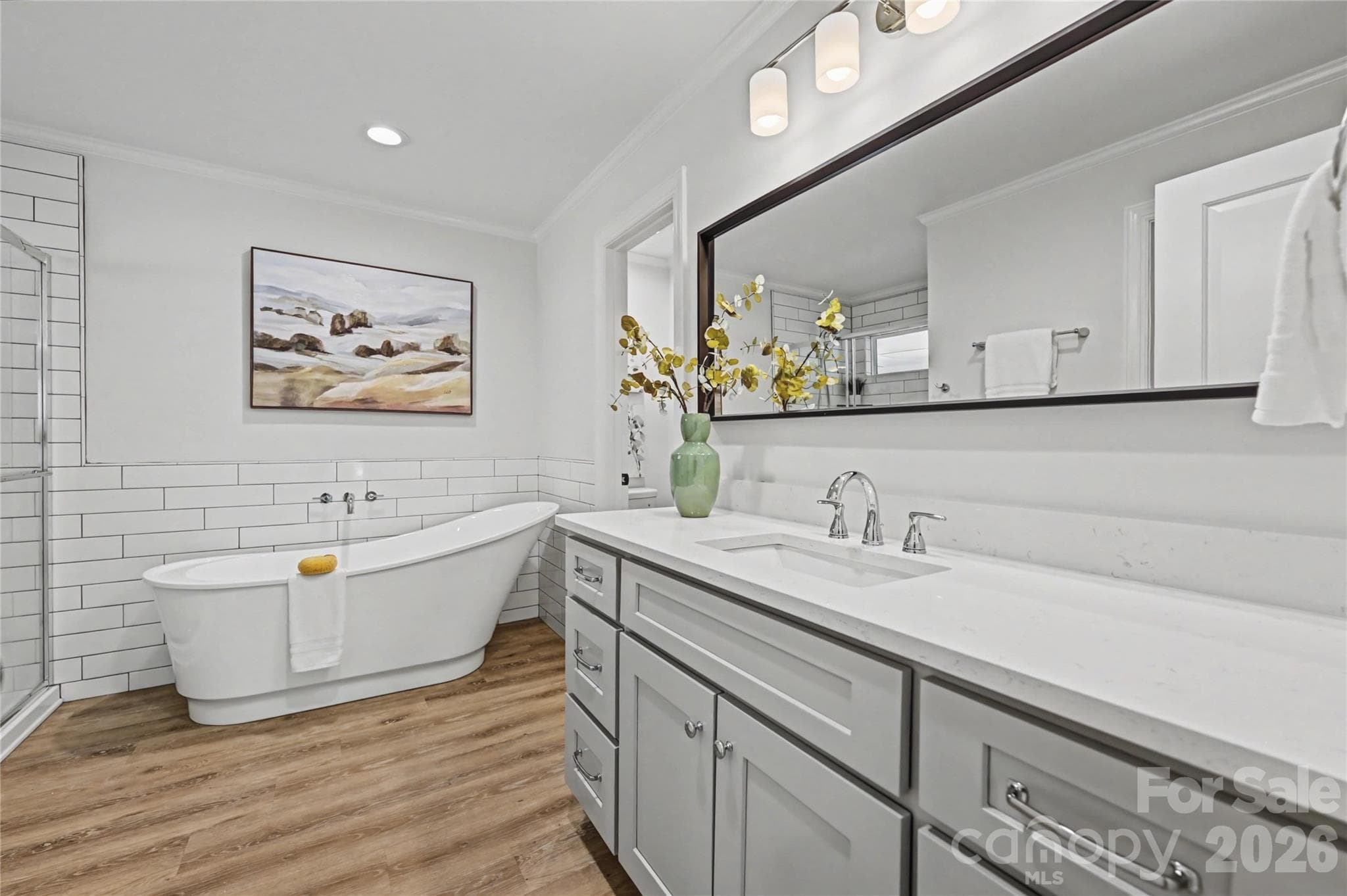 Primary en suite bathroom - 815 Hartness Avenue, Charlotte