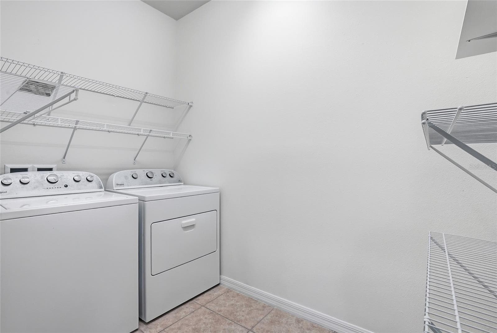 Laundry Room with Shelves WASHER & DRYER TOO! - 1724 PASSAGE KEY LN, RUSKIN