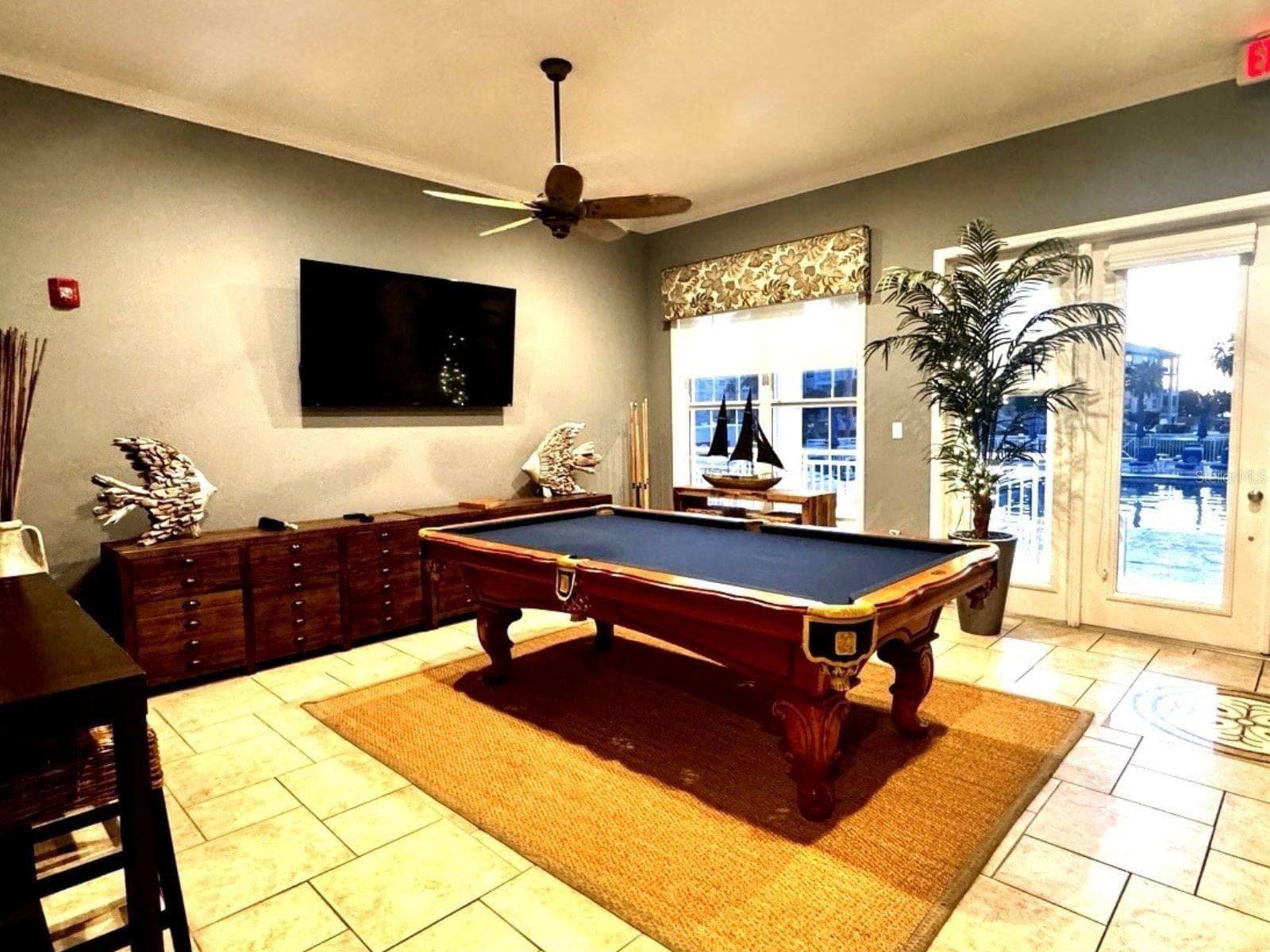 Resident billiards and entertainment room - 3418 79TH STREET CIR W #101, BRADENTON