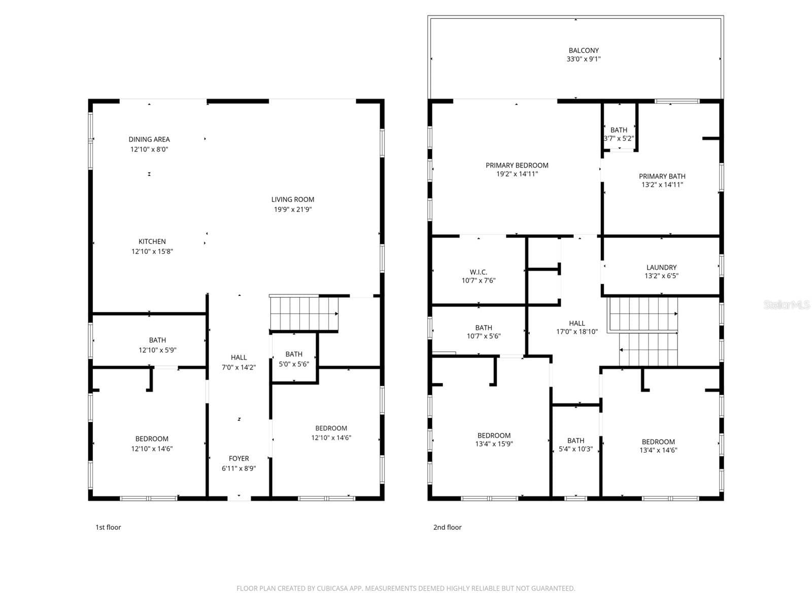 Generous floor-plan details - 842 30TH AVE, ST PETERSBURG