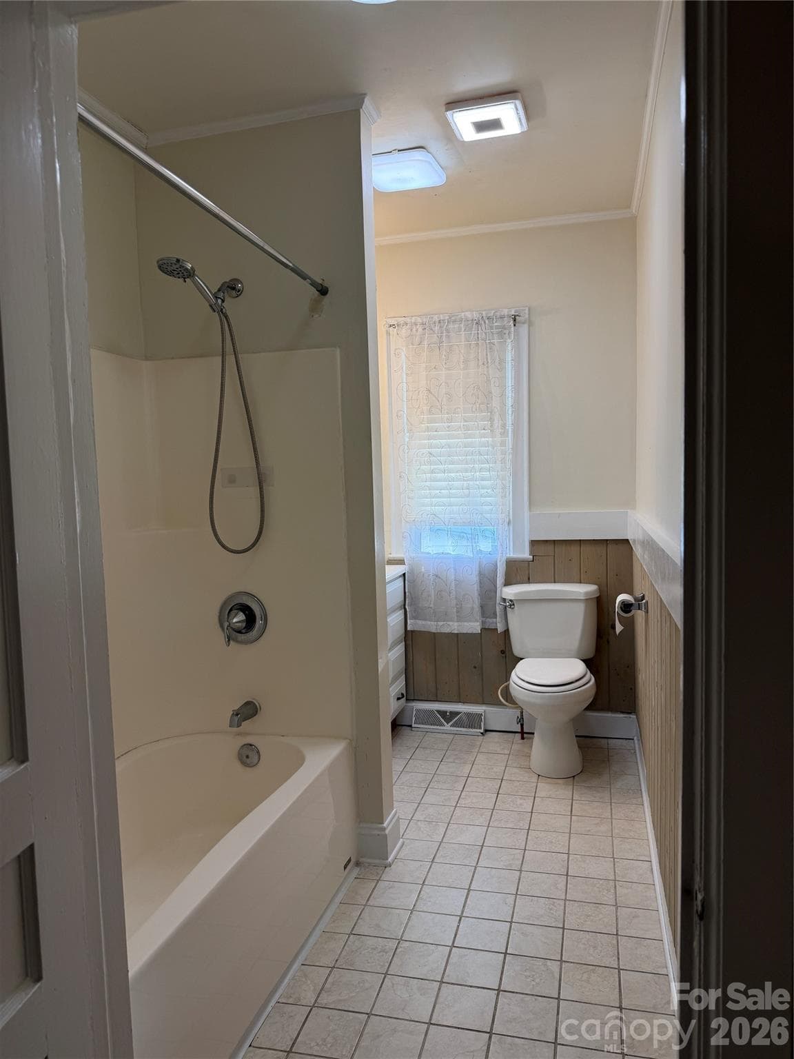 Full bathroom with a tub/shower combination, tile flooring. - 612 Ballard Street, Chester