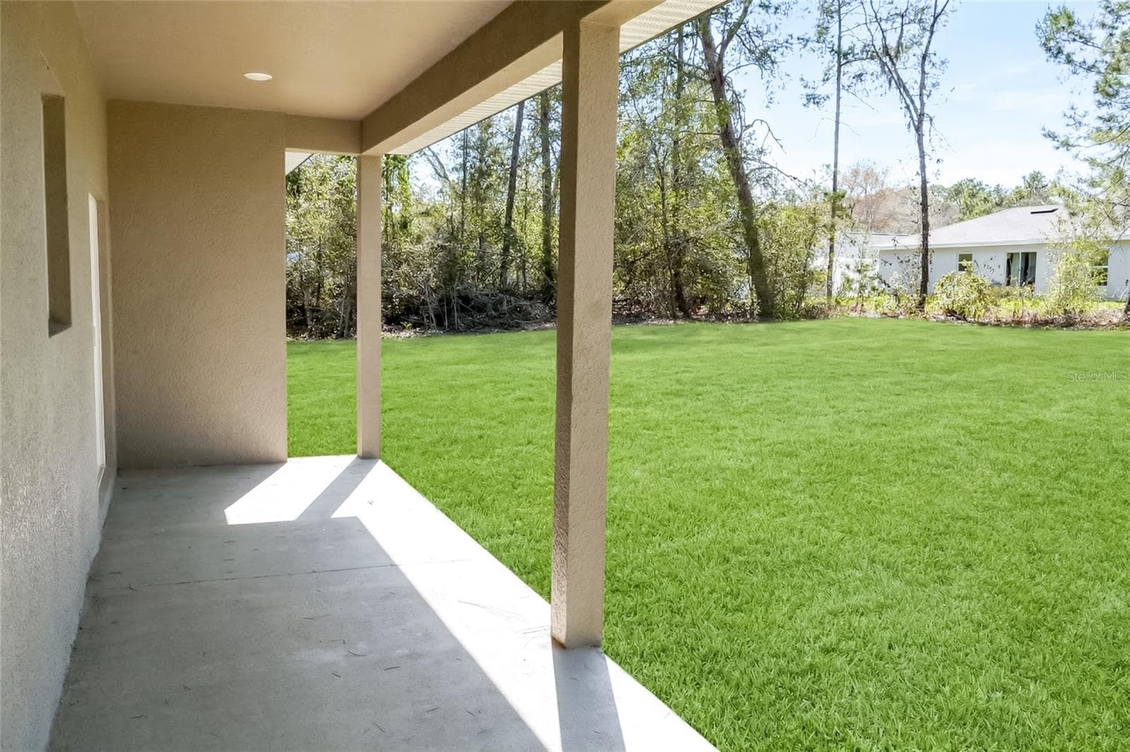 Covered rear lanai - 7872 N KEYSTONE DR, CITRUS SPRINGS